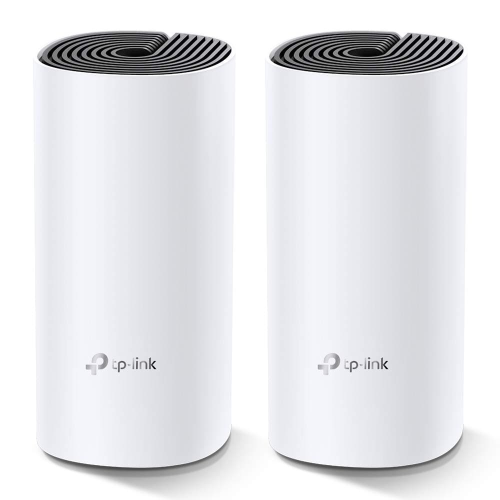 TP-Link Deco M4 (2 Pack) -AC1200 Router, Repetidor de Wi-fi Mesh Wi-fi Inteligente Doble Banda 2.4GHz/5GHz hasta 260 m², 2xPuertos Gigabit,MU-MIMO, hasta 100 Dispositivos, Control Parental