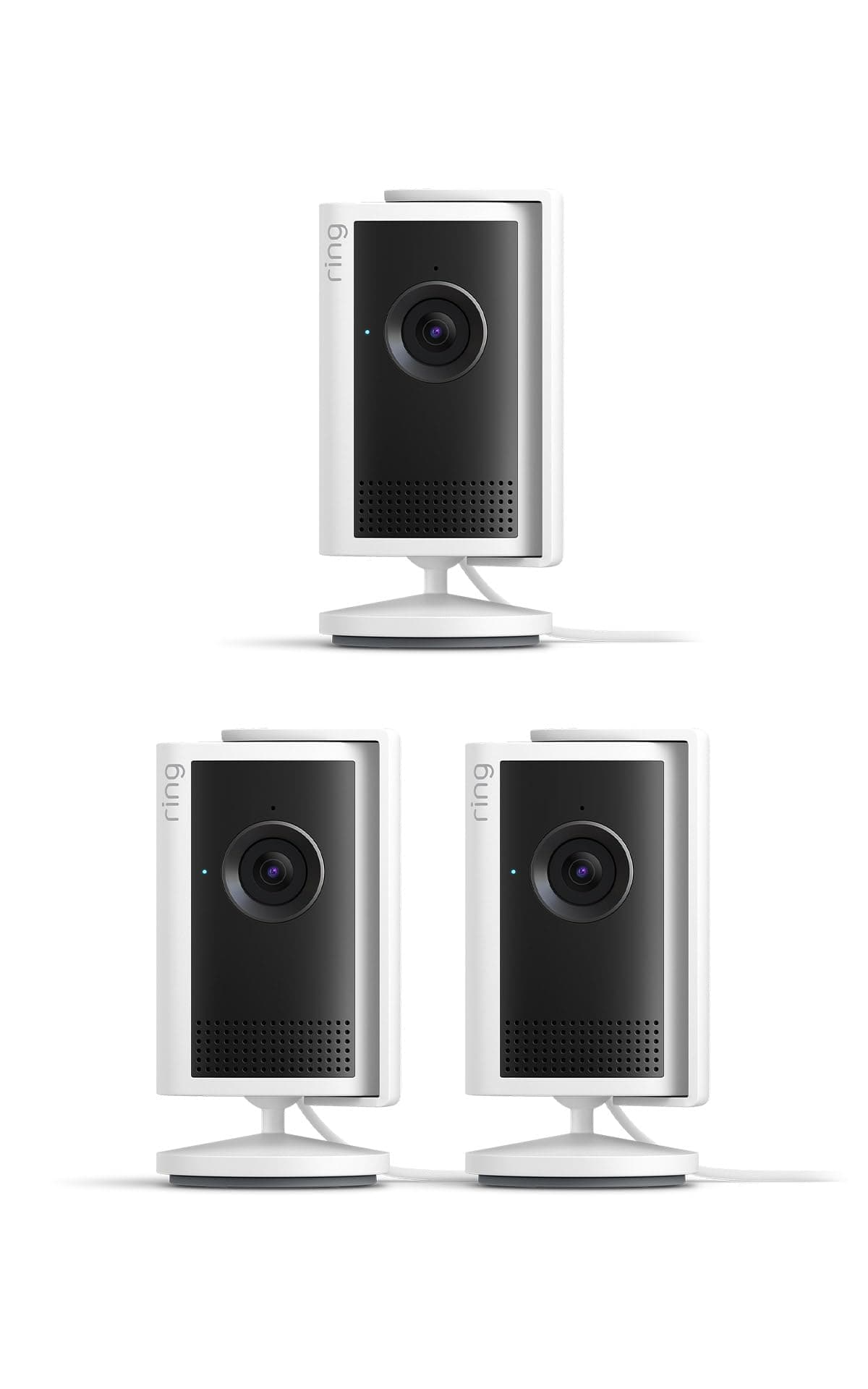 Ring videocamera interna Plus (Indoor Camera Plus, ultimo modello) | Videocamera plug-in | Retinal 2K, zoom 4x, copriobiettivo manuale | Prova gratuita di 30 giorni del piano d'abbonamento Ring