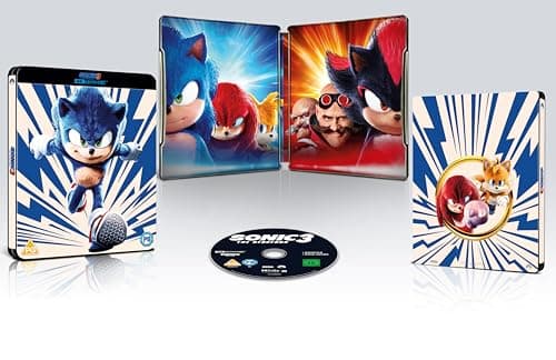Sonic the Hedgehog 3 4K UHD Steelbook [Blu-ray] [Region A & B & C]