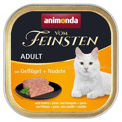 Animonda vom Feinsten 83210 Menue mit Geflügel+Nudeln 32 x 100 g Schale