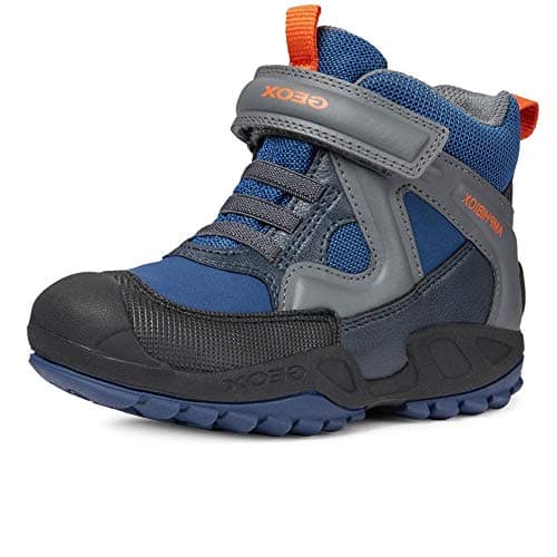 Geox J New Savage Boy B A, Zapatos para Niño, Multicolor (Blue/Dk Grey), 29 EU
