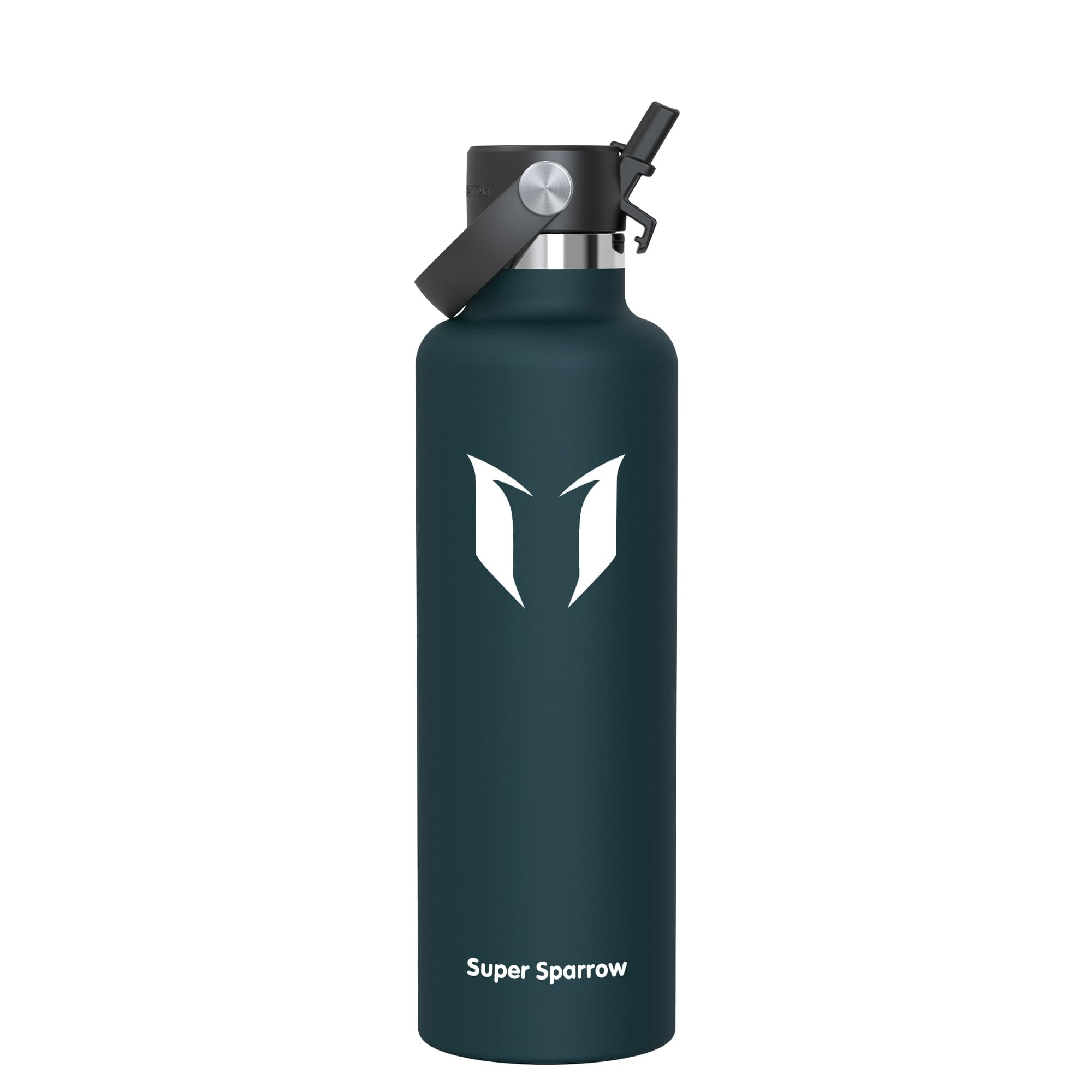 Super Sparrow Borraccia Termica, Acciaio Inox Bottiglia Termica - 1L - Senza BPA Borracce, Borraccia Bambini per Scuola, Sport, Campeggio, Yoga, Palestra, Ciclismo