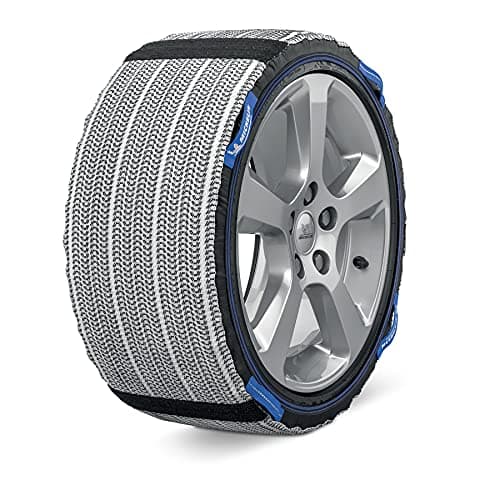 MICHELIN SOS Grip® Evolution Chaussettes à Neige Haute Performance SOS 9 - Chaînes à Neige Textiles Homologuées EN16662-1 - Montage Facile <2 Min - Adhérence Neige et Verglas - Compatibles ESP/ABS