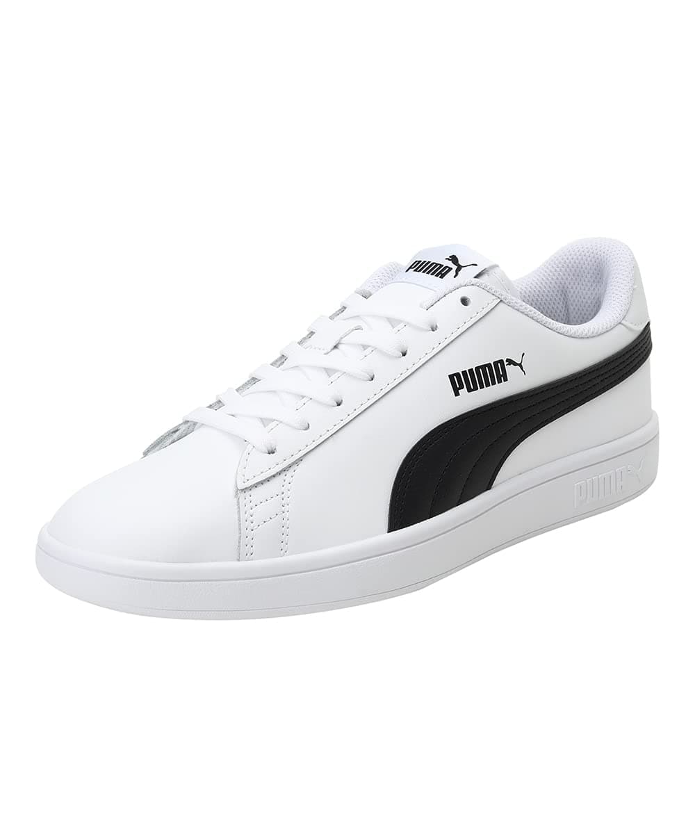PUMA Smash V2 L, Sneakers Unisex - Adulto, Bianco Puma White Puma Black, 40 EU