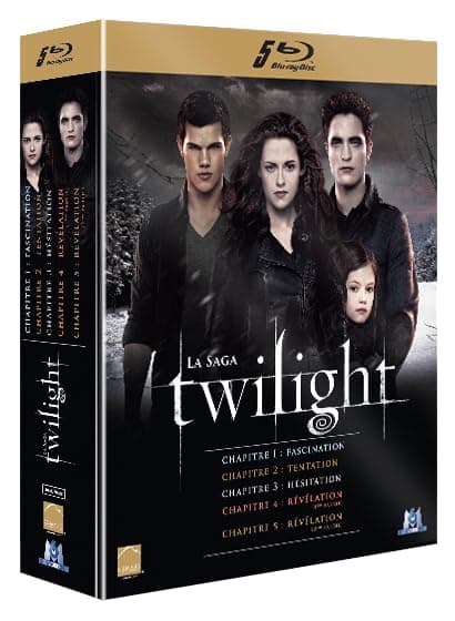 Twilight, La Saga : l'Intégrale 5 Films [Blu-Ray]