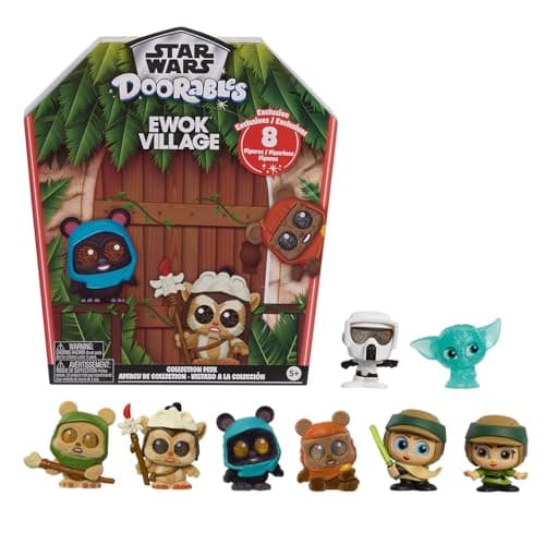 Just Play STAR WARS™ Doorables Ewok Village Collection Peek, personaggi da collezione, giocattoli per bambini dai 5 anni