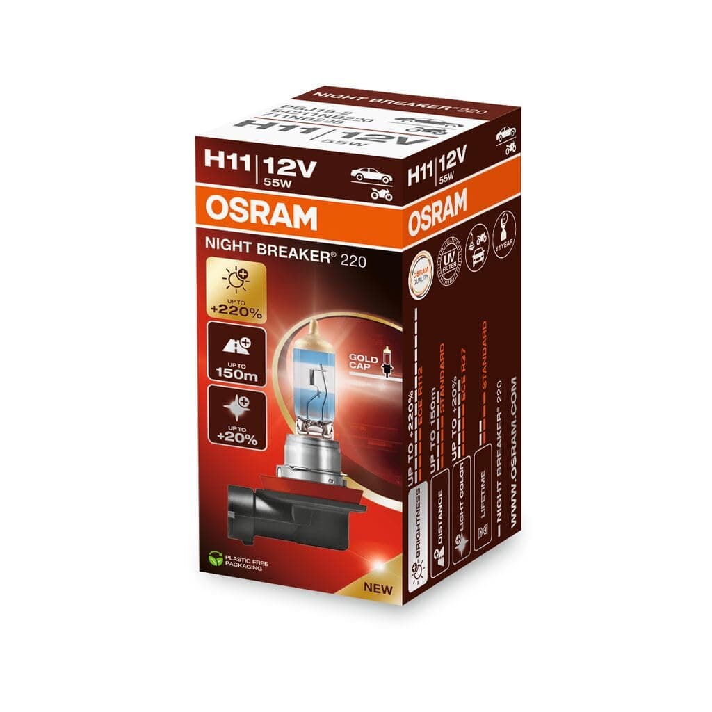 OSRAM H11 Lampadina faro di profondità 55W Abbagliante 64211NB220