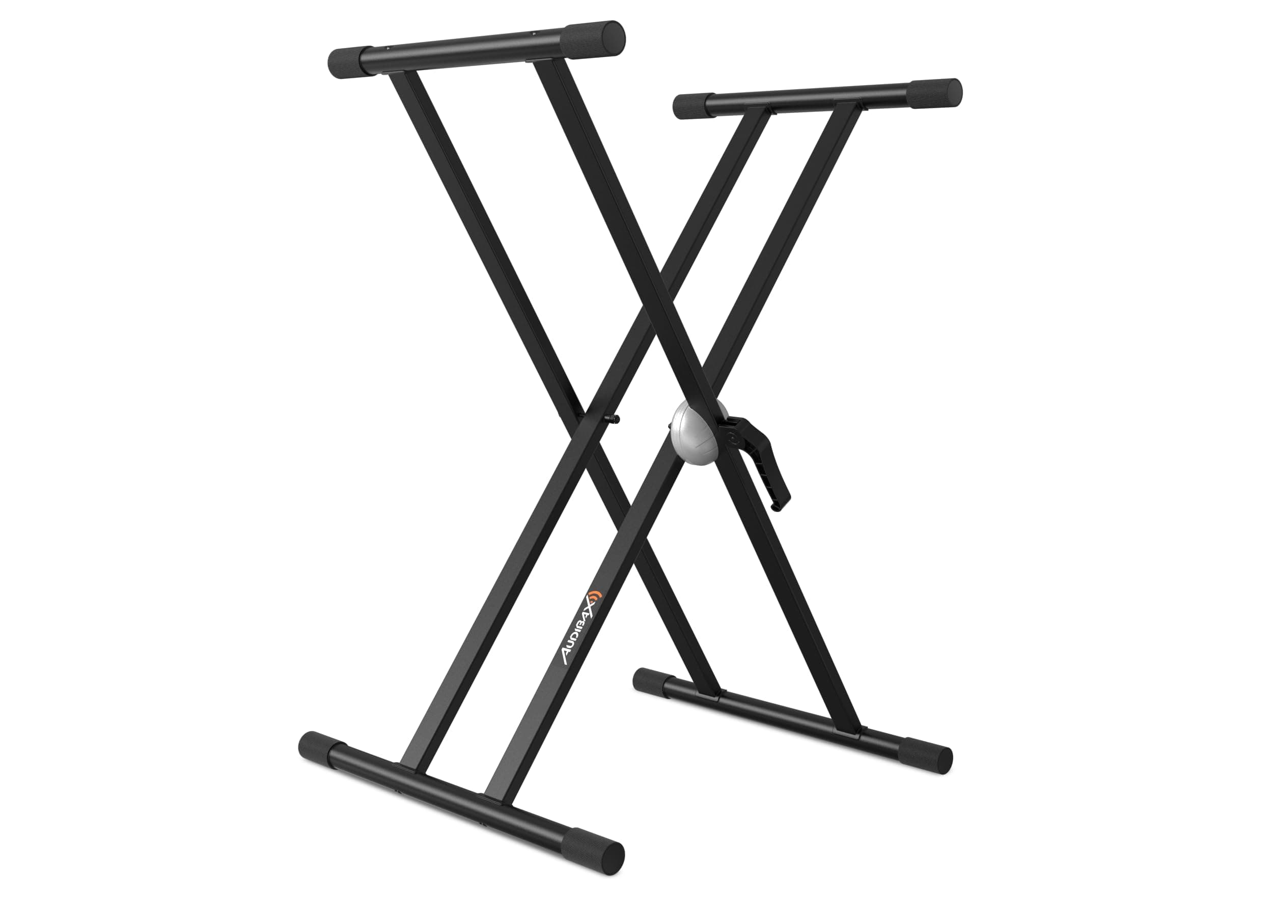 Audibax - Onyx 130 Soporte Piano - Estructura Tijera Doble - Anclajes Easy Lock - Fabricada en Acero - Color Negro - Base Antideslizante - Carga hasta 50 Kg - Compatible con Yamaha