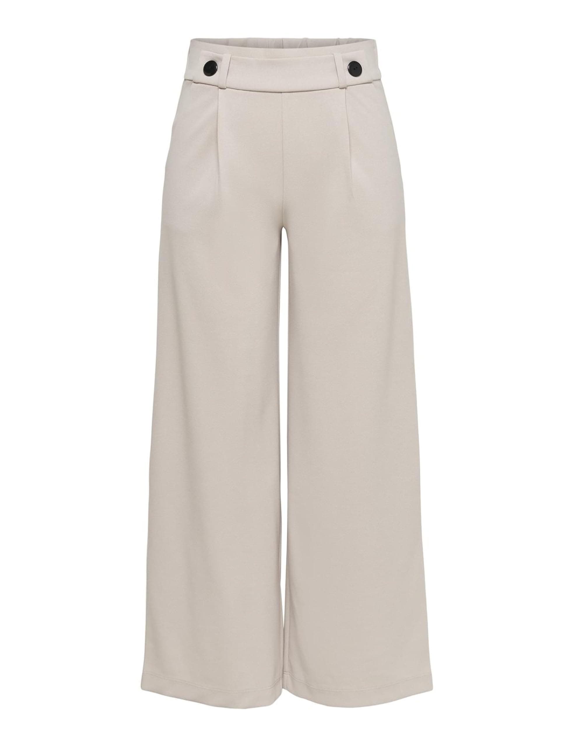 JDY Damen JDYGEGGO New Long Pant JRS NOOS Hose, Chateau Gray/Detail:Black Buttons, 34 (Medium)