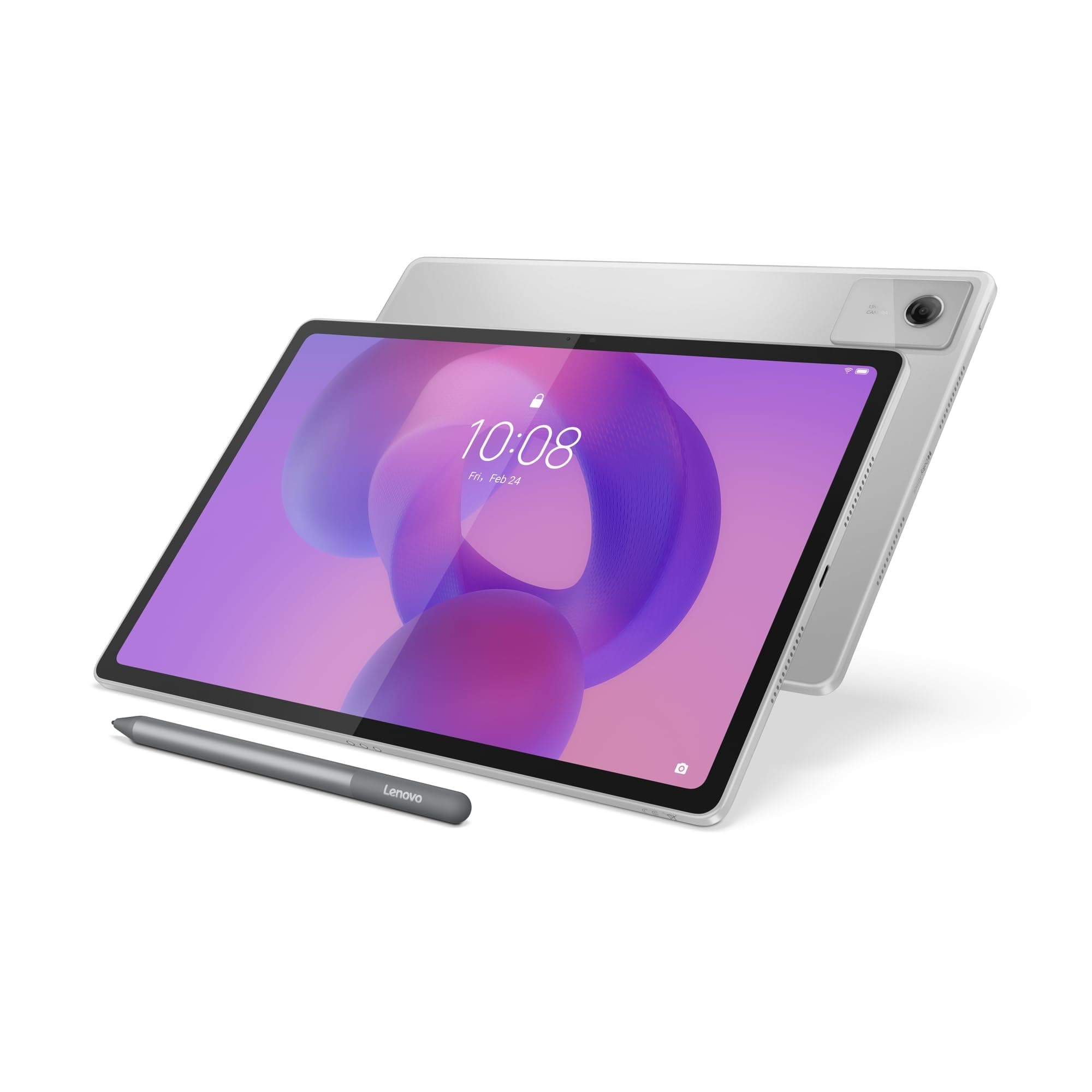 Lenovo Idea Tab Plus, 2.5K da 12.1" 90Hz, Processore Mediatek Dimenity 6400, RAM 8GB, Memoria 256GB, WiFi 5, Tablet Android 15, Lenovo Tab Pen inclusa - Cloud Grey