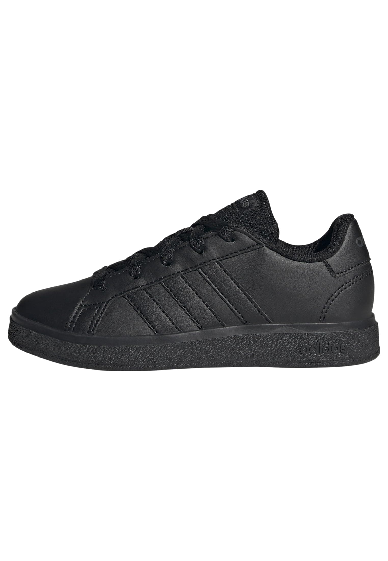 adidas Unisex - Bambini e ragazzi Grand Court Lifestyle Tennis Lace-Up Shoes, Carbon Black Carbon Black Grey Six, 32 EU