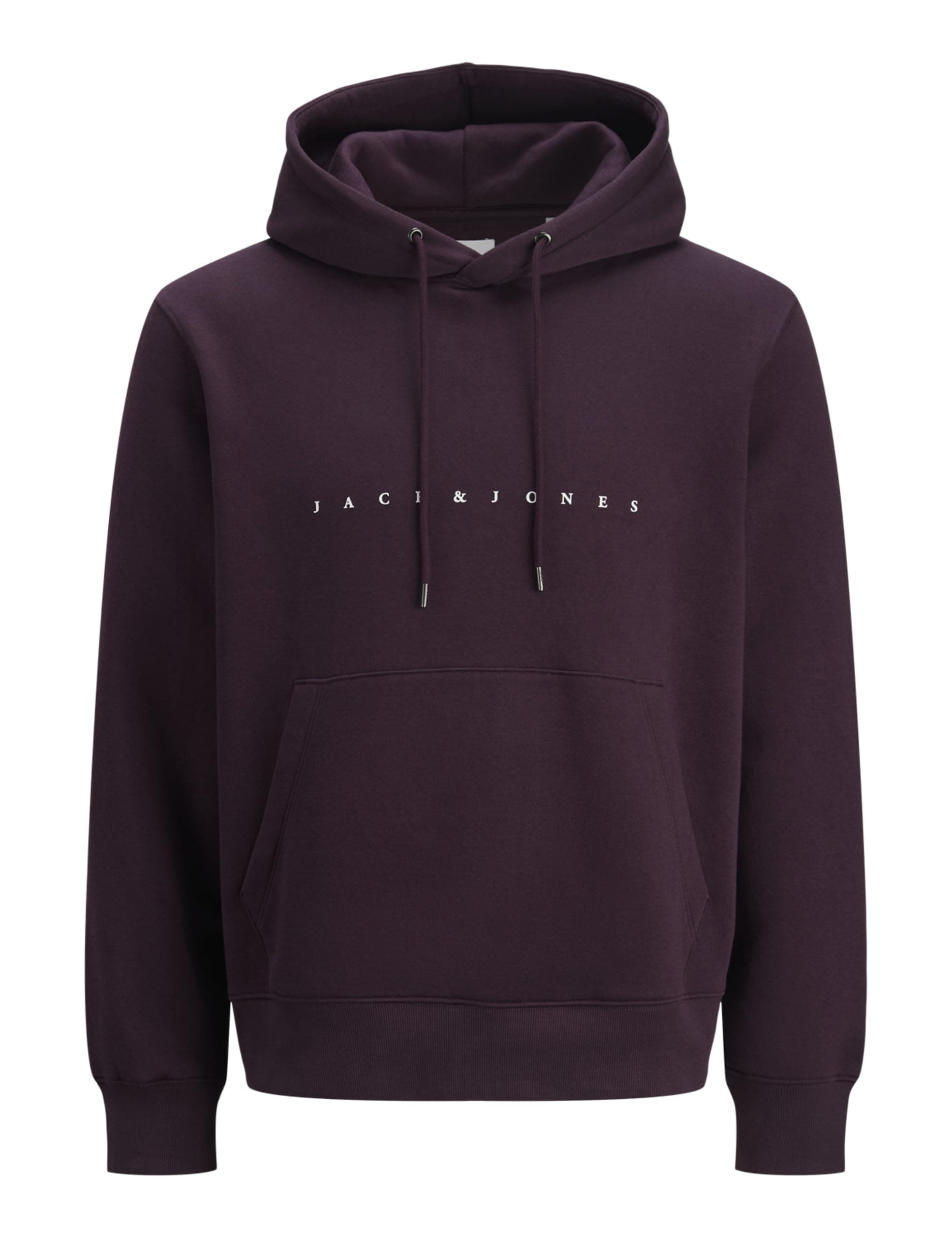 JACK & JONES Sudadera con Capucha para Hombre Jjestar JJ Noos Pls, Plum, 5XL