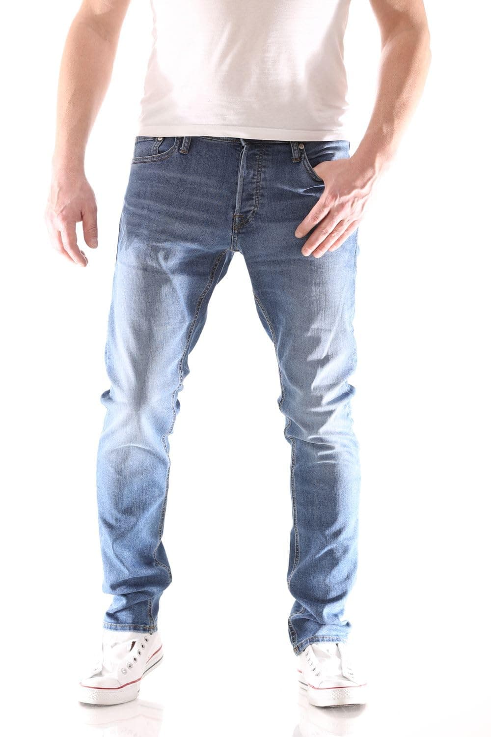 JACK & JONES Male Slim Fit Jeans JJIGLENN JJORIGINAL CB 815 NOOS Slim Fit Jeans