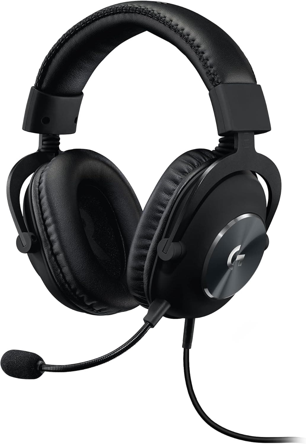 Logitech G PRO X Gaming-Headset, Over-Ear Kopfhörer mit Blue VO!CE Mikrofon, kabelgebunden, DTS Headphone:X 7.1 für Esport Gaming, PRO-G 50mm Lautsprechern, PC/PS/Xbox/Nintendo Switch - Schwarz