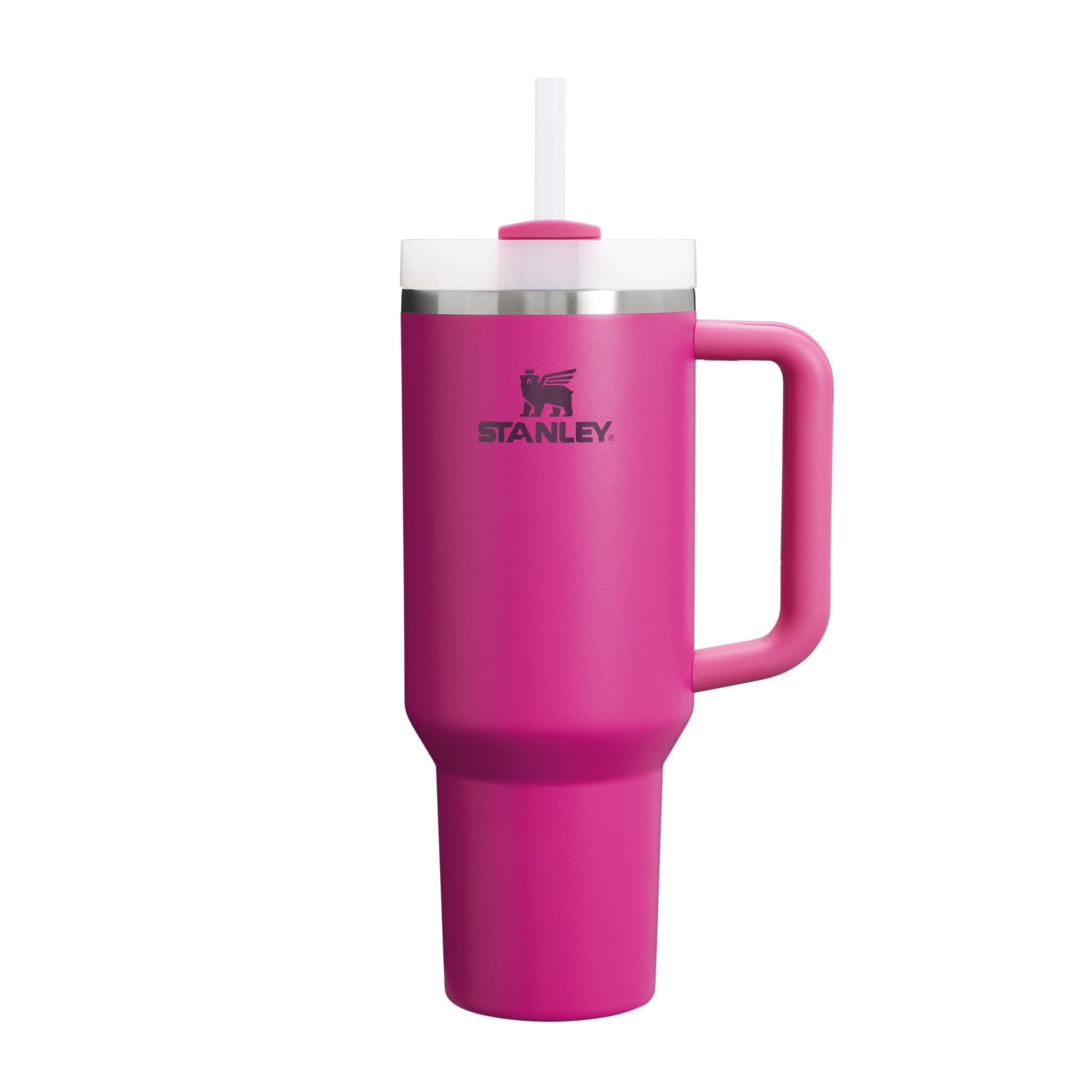 STANLEY Quencher H2.0 FlowState Mug Isotherme avec Paille 1.2L - Froid Pendant 11 Heures - Glacé Pendant 48 Heures - Thermos Lavable au Lave-Vaisselle - Gourde Inox Sans BPA - Fuchsia