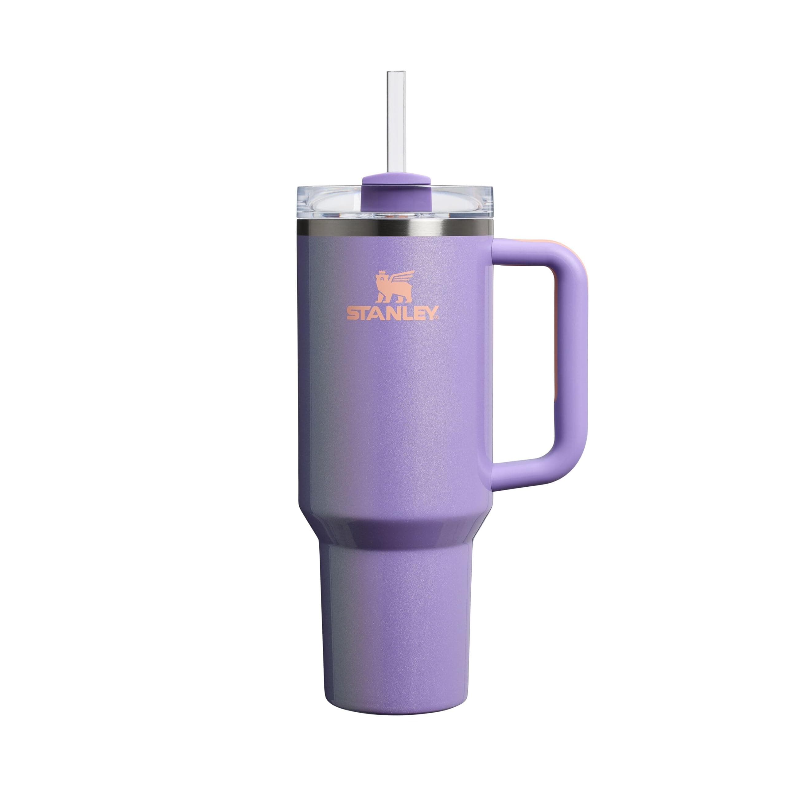 STANLEY Quencher H2.0 FlowState Mug Isotherme avec Paille 1.2L - Froid Pendant 11 Heures - Glacé Pendant 48 Heures - Thermos Lavable au Lave-Vaisselle - Gourde Inox Sans BPA - Periwinkle Shimmer