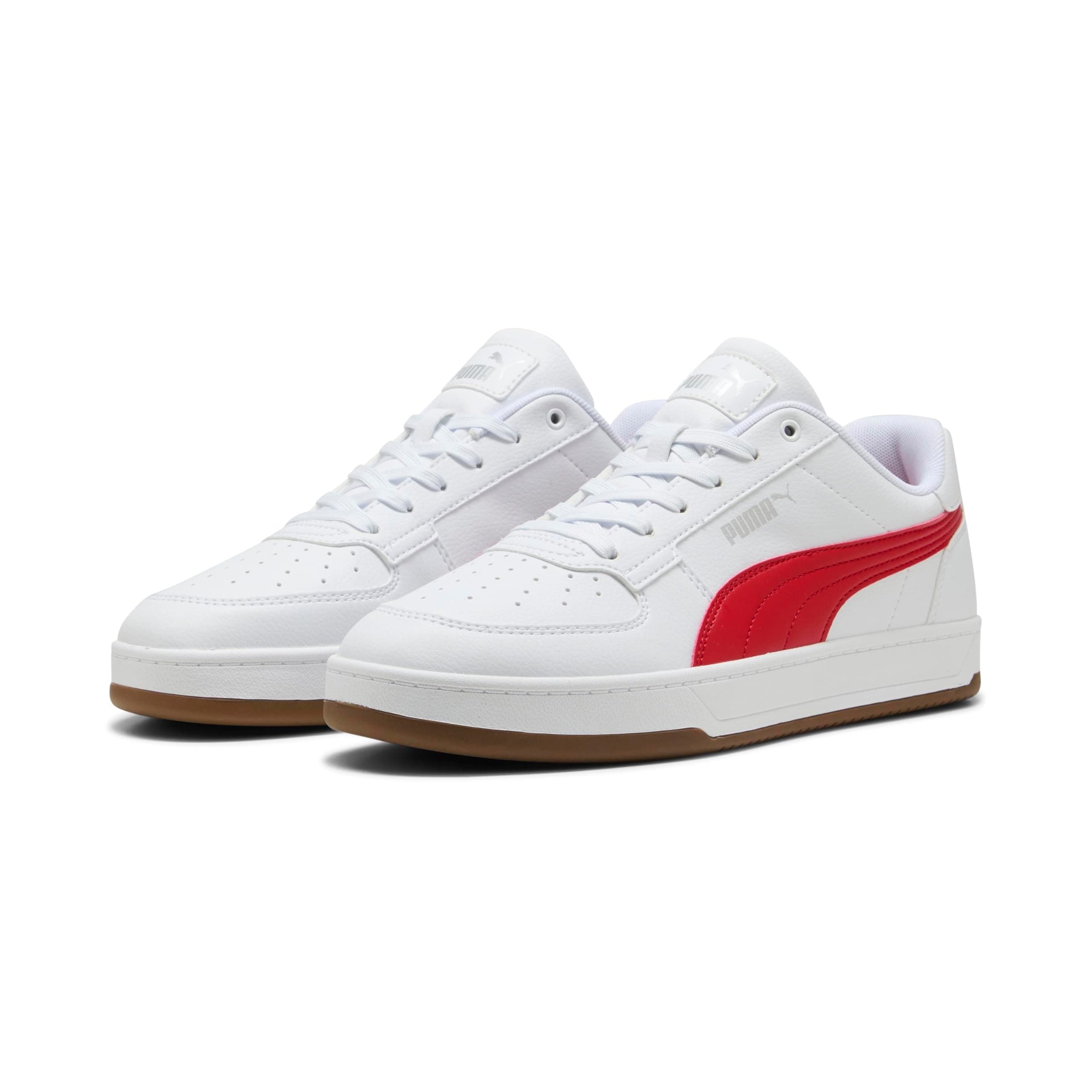 PUMA Caven 2.0, Sneaker Unisex - Adulto, for all Time Red White Silver Gum, 41 EU