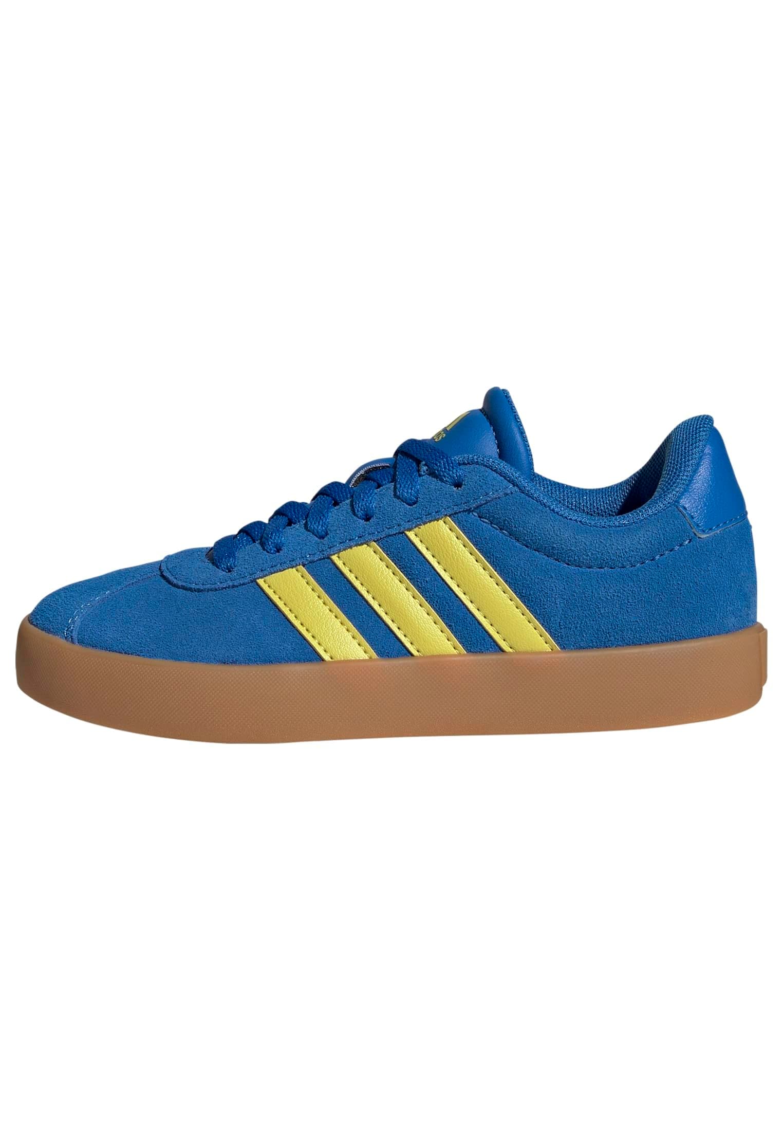 adidas Unisex - Bambini e Ragazzi VL Court 3.0 Shoes, Bright Royal/Pure Sulfur/Gum, 36 2/3 EU