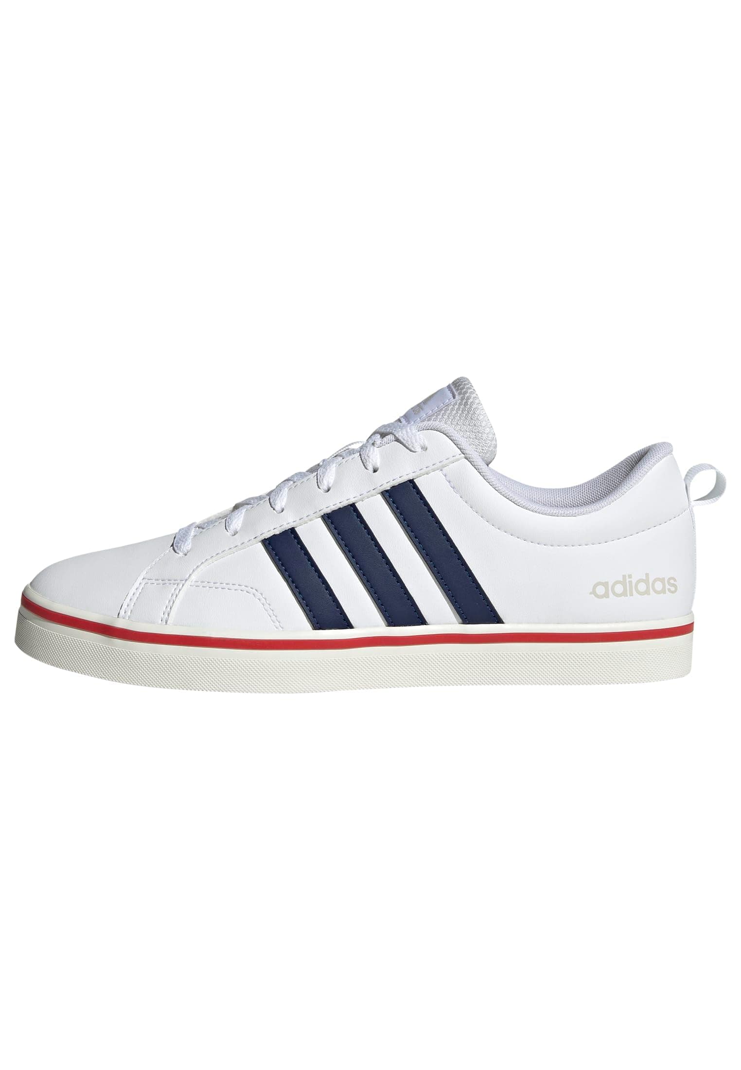 adidas Vs Pace 2.0 Shoes Herren Schuhe, FTWR White Dark Blue Better Scarlet, 41 1/3 EU