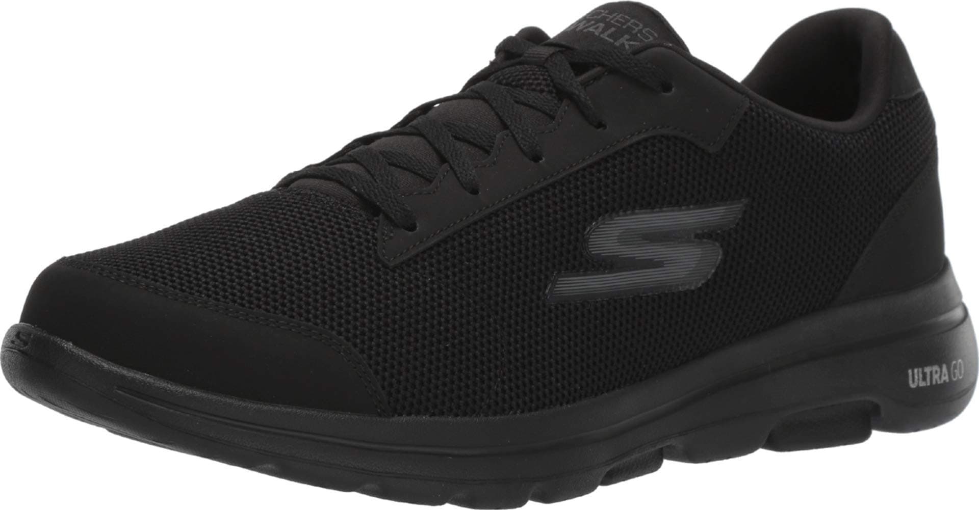 Skechers ARCH FIT, Sneaker para Hombre, Black Textile Synthetic Trim, 40 EU