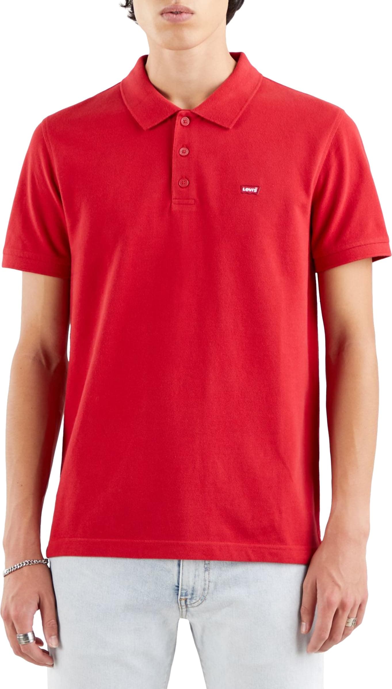 Levi's Housemark Polo Camiseta, Crimson, XXL Hombre