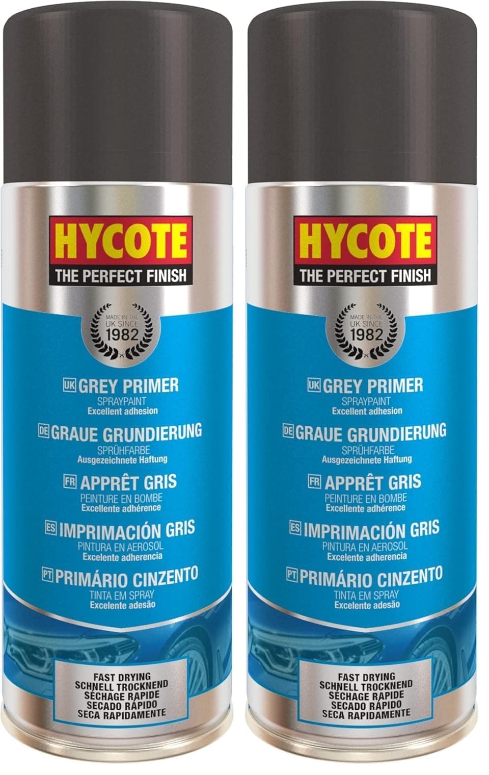 Hycote Gris Apprêt 400ml (Lot de 2)