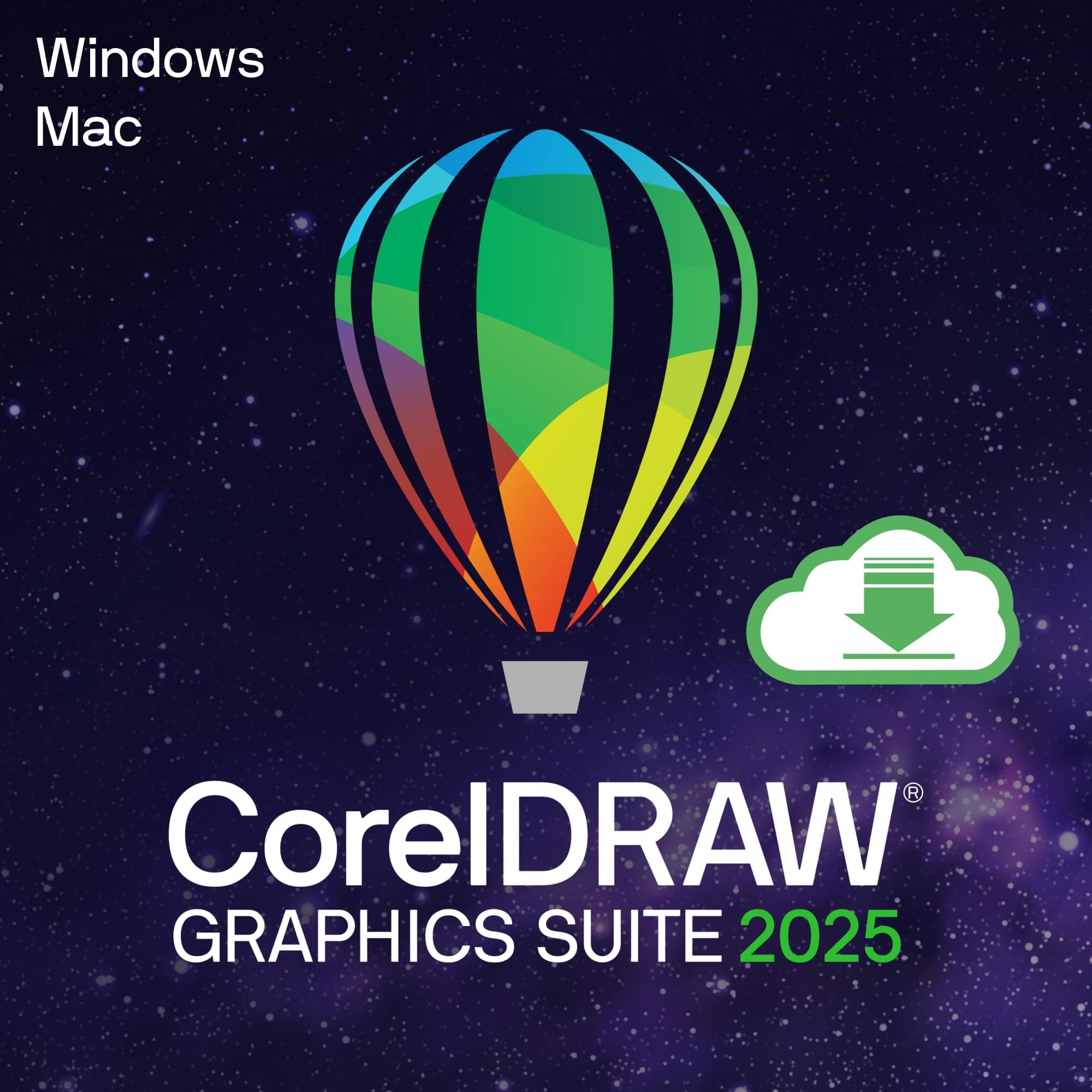 CorelDRAW Graphics Suite 2025 | Perpetual | 1 Dispositivo | 1 Utente | Codice d'attivazione via email