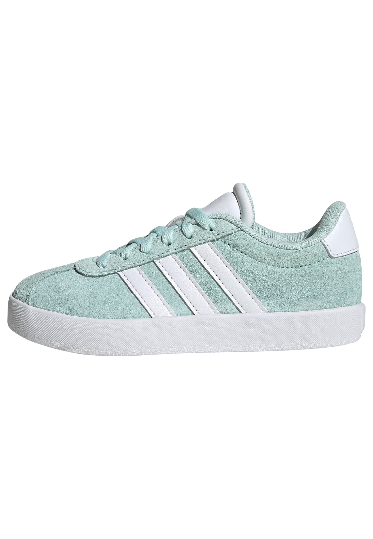 adidas Unisex niños VL Court 3.0 Shoes, halo Mint/FTWR White/Core Black, 31 EU
