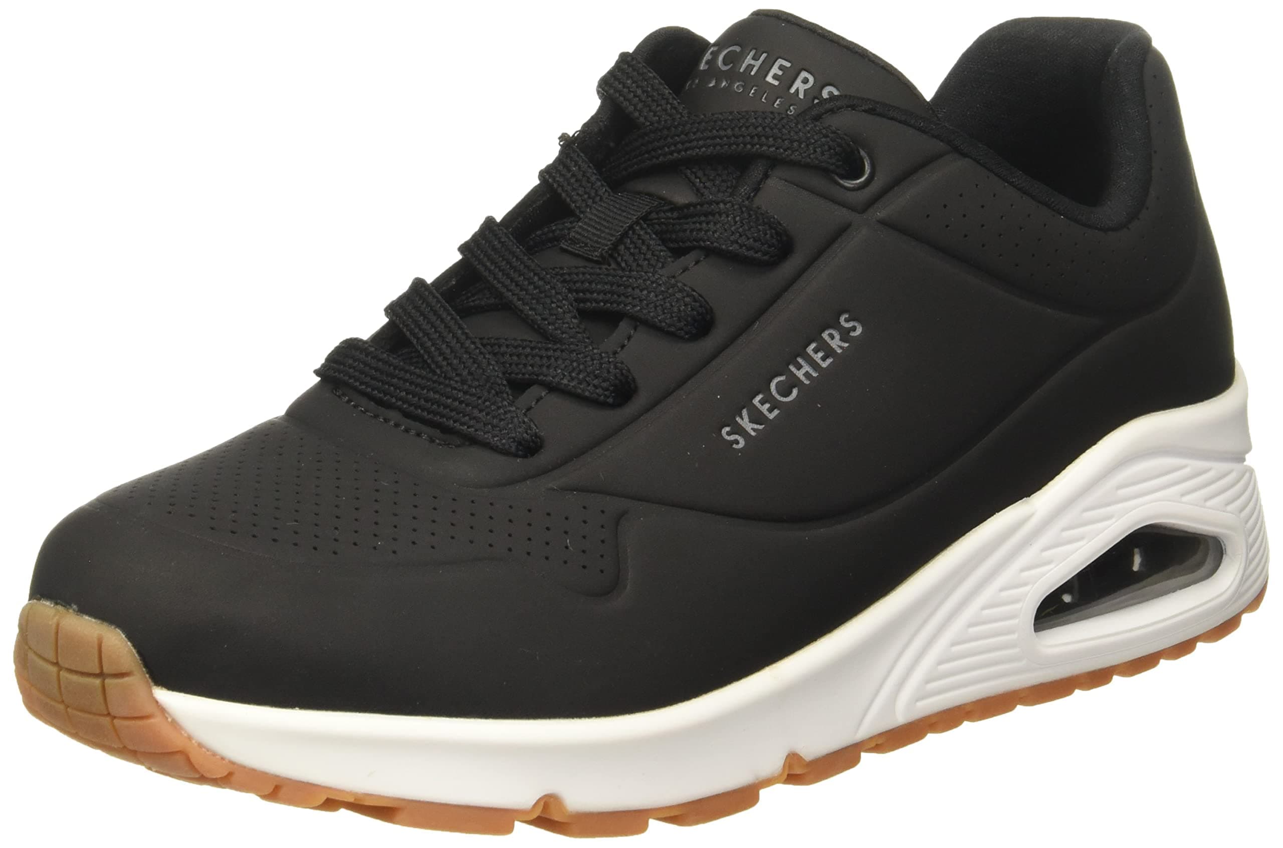 Skechers Uno, Zapatillas Mujer, Black Durabuck, 39.5 EU