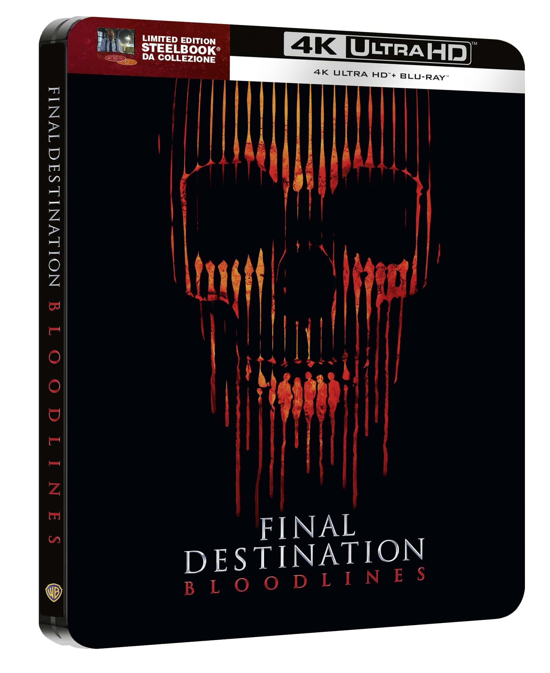FINAL DESTINATION BLOODLINES Steelbook 2 'Bus Shelter Skull' (4K Ultra HD + Blu-ray)