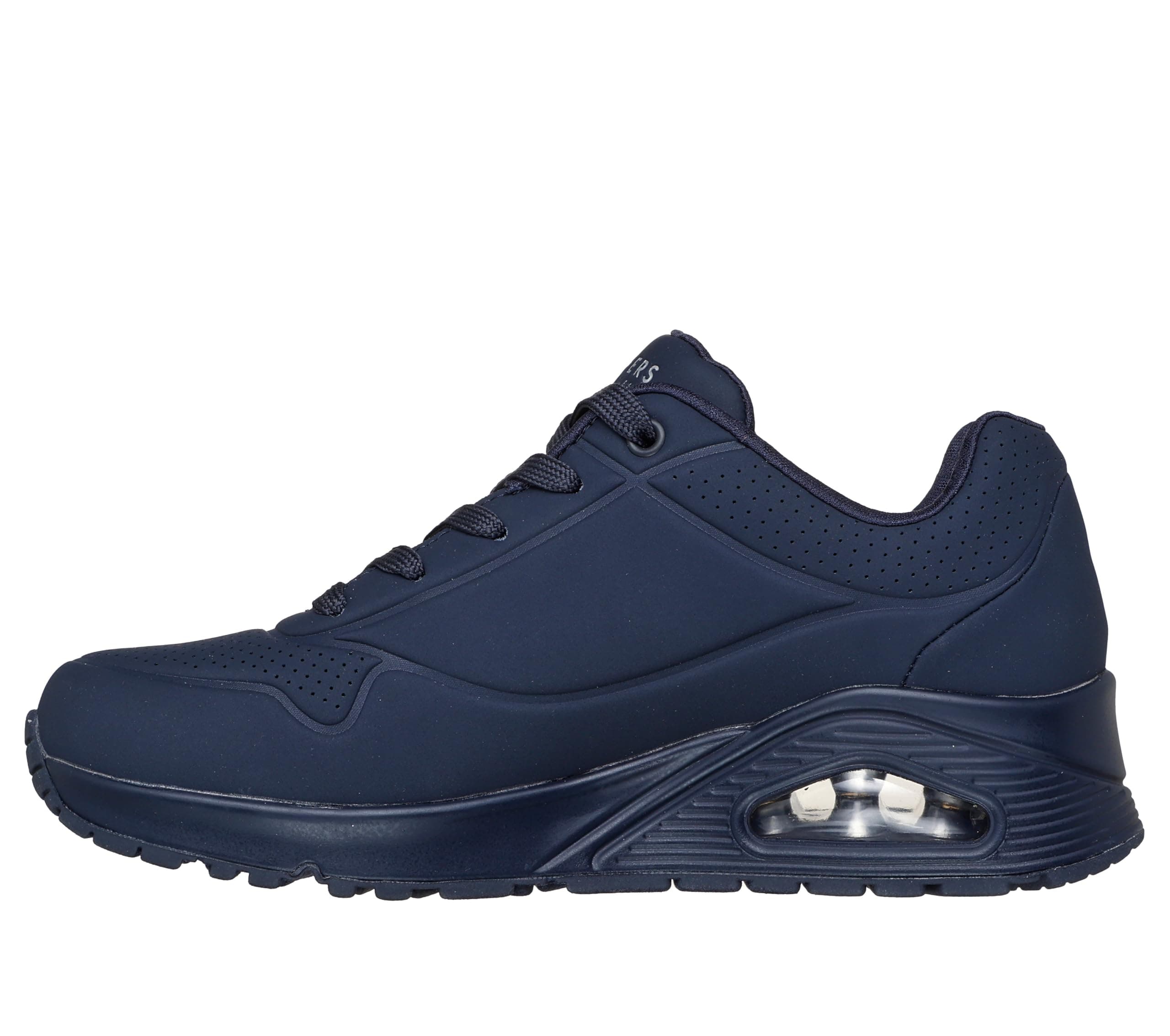 Skechers Uno Stand On Air Zapatillas para Mujer, Dark Navy Durabuck/Mesh, 40 EU