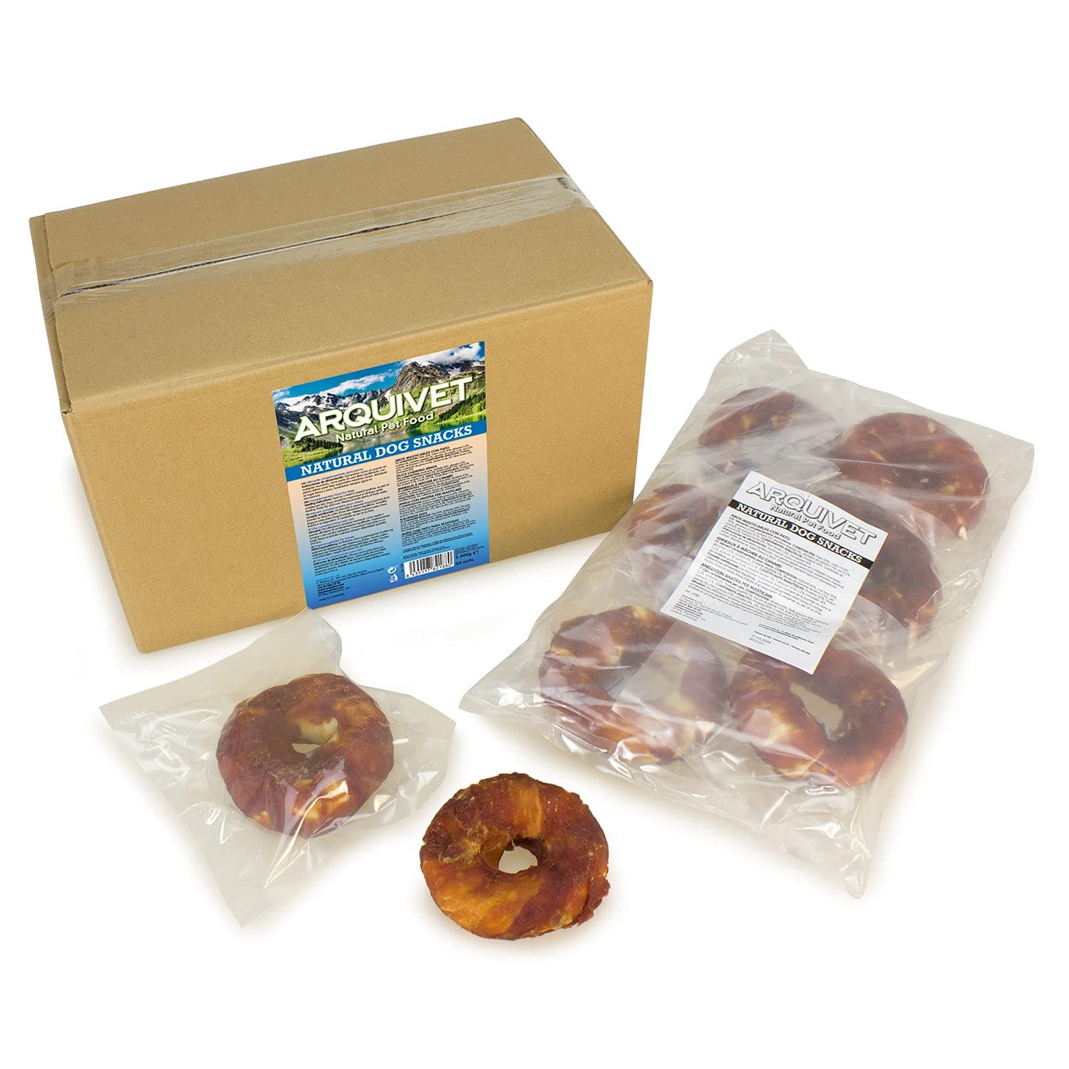 Arquivet Aros masticables con Pato, Caja De 24 Unidades, Juego de 24 Piezas