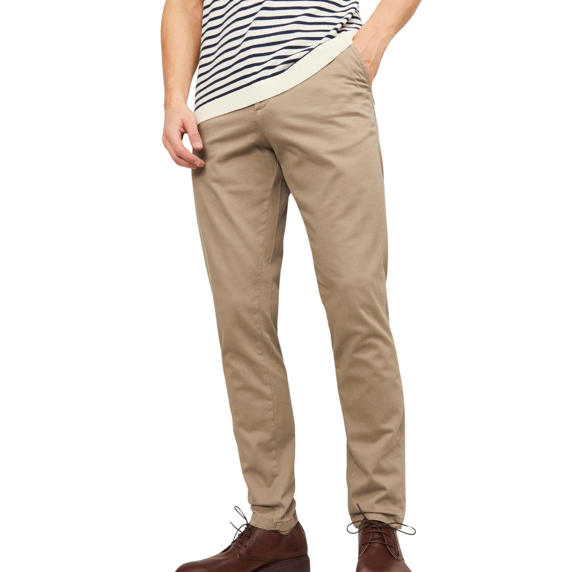 JACK & JONES Male Chino Hose Slim Fit Chino Hose