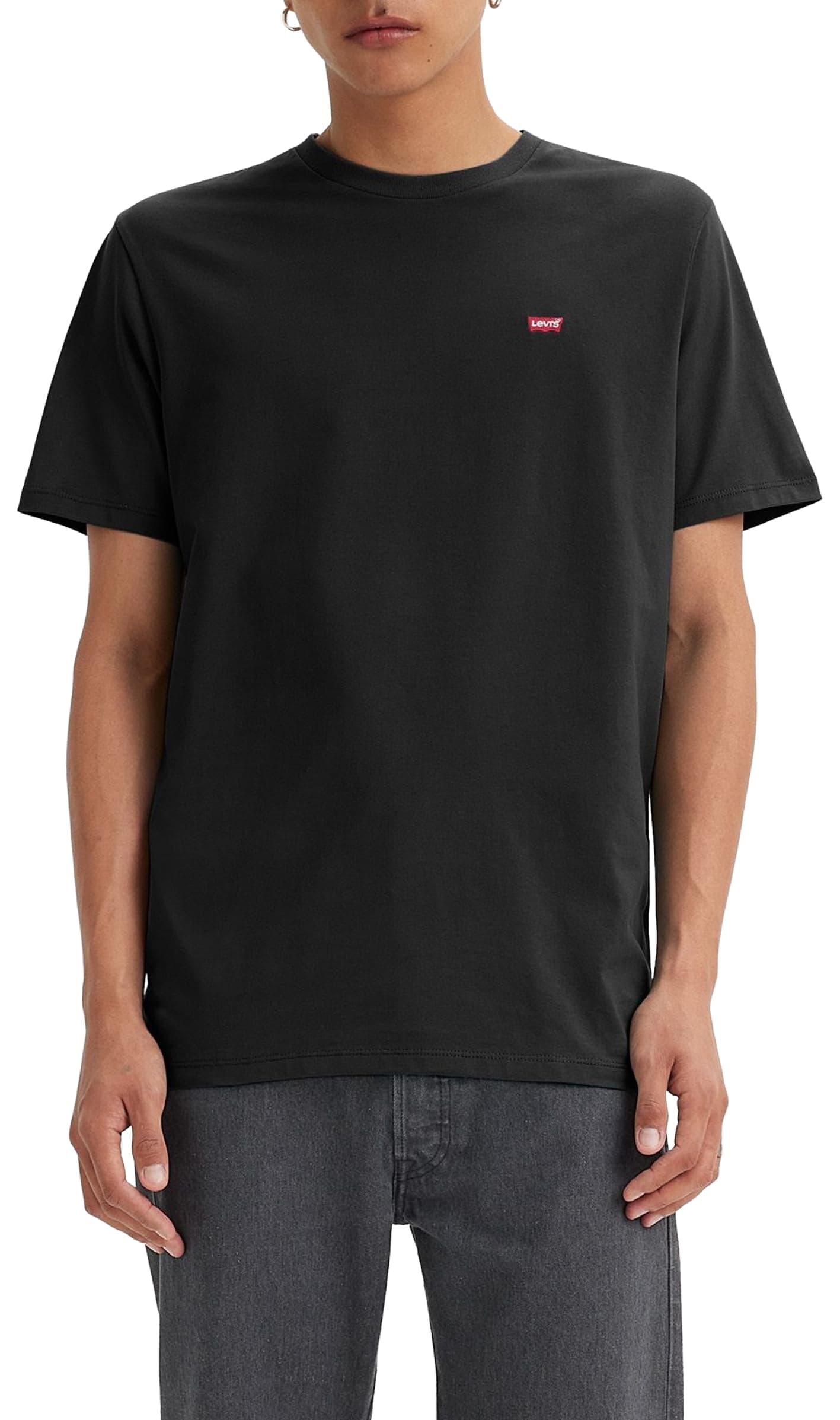 Levi's Ss Original Housemark Tee T-Shirt Homme, Stonewashed Black, XS