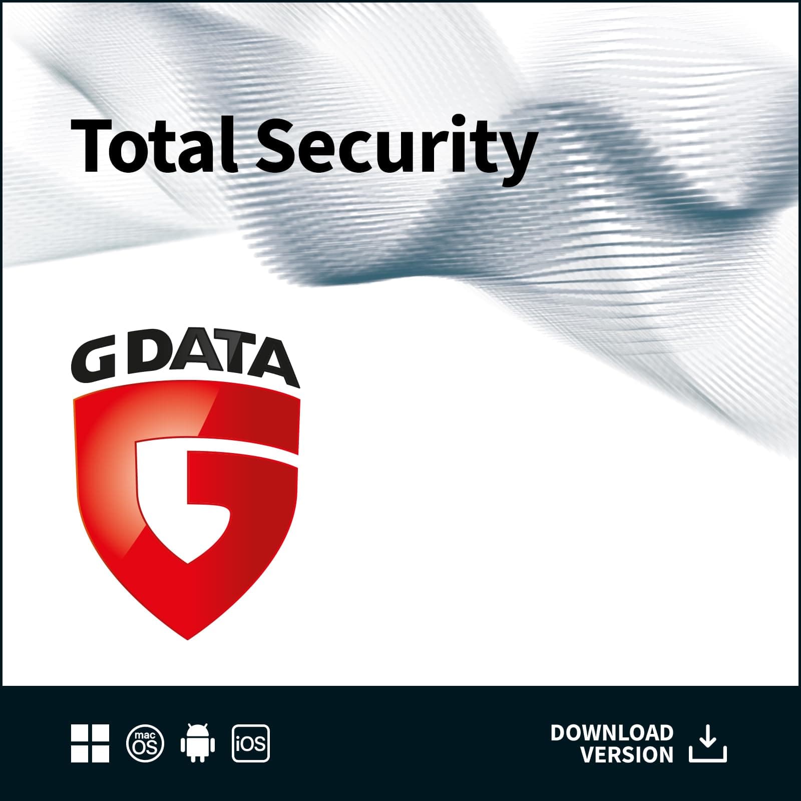 G DATA Total Security 2025 | 3 Geräte | 1 Jahr | Virenschutzprogramm | Passwort Manager | PC, Mac, Android, iOS | zukünftige Updates inklusive | Made in Germany | Aktivierungscode per Email