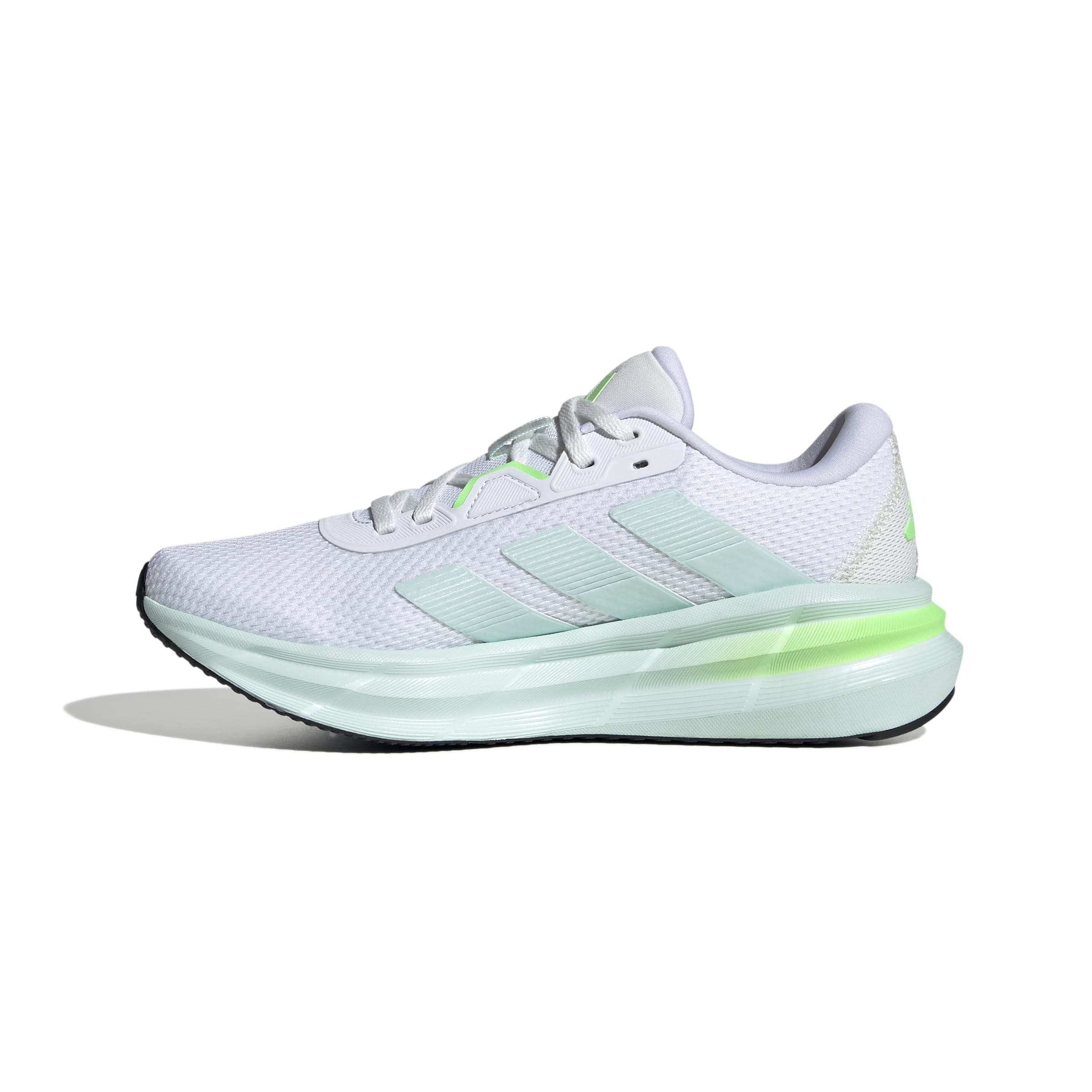 adidas Galaxy 7 Running Shoes, Zapatillas Mujer, FTWR White Halo Mint Lime Burst, 42 EU