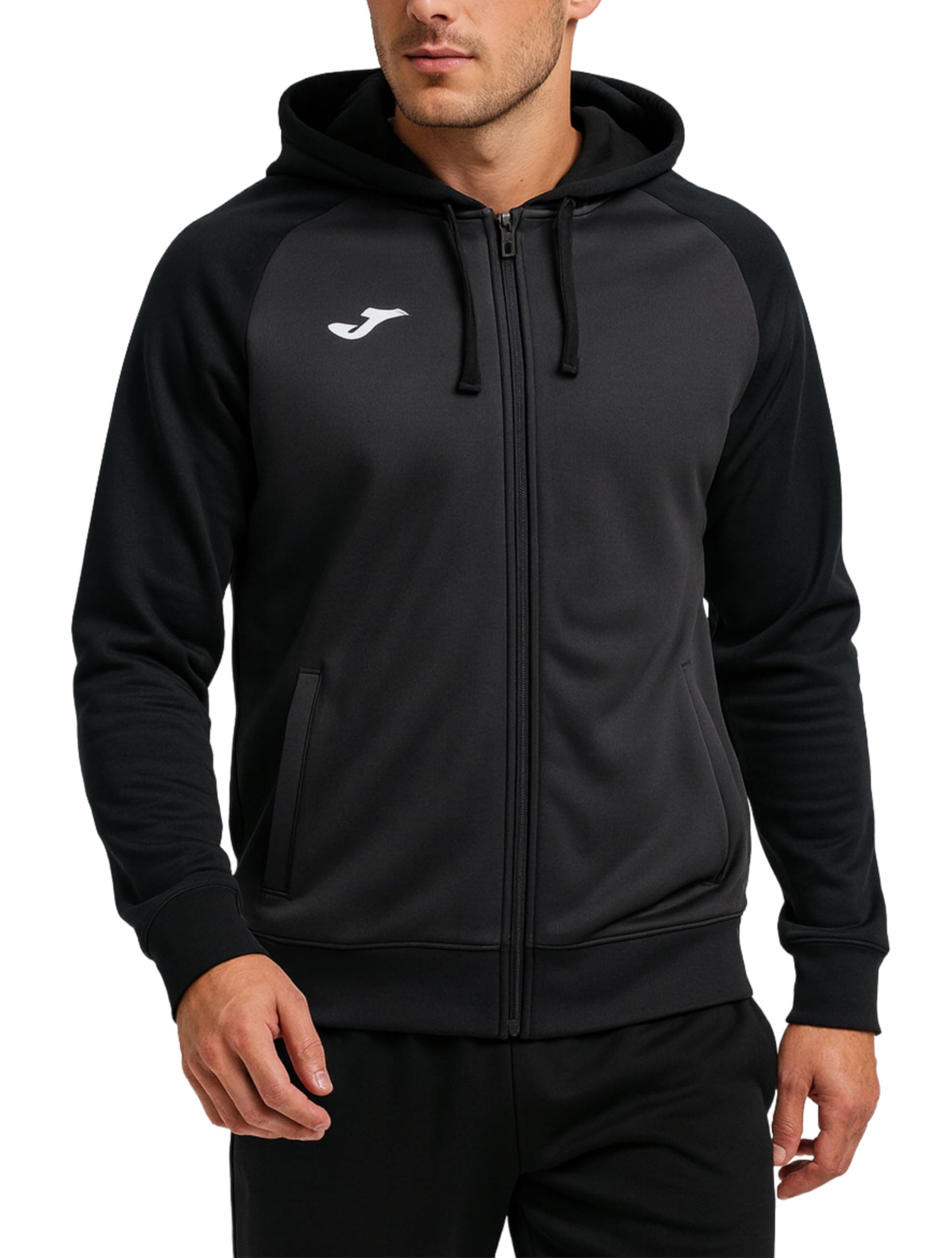Joma Academy IV Sudadera con Capucha, Hombre, Antracita-Negro, 5XS