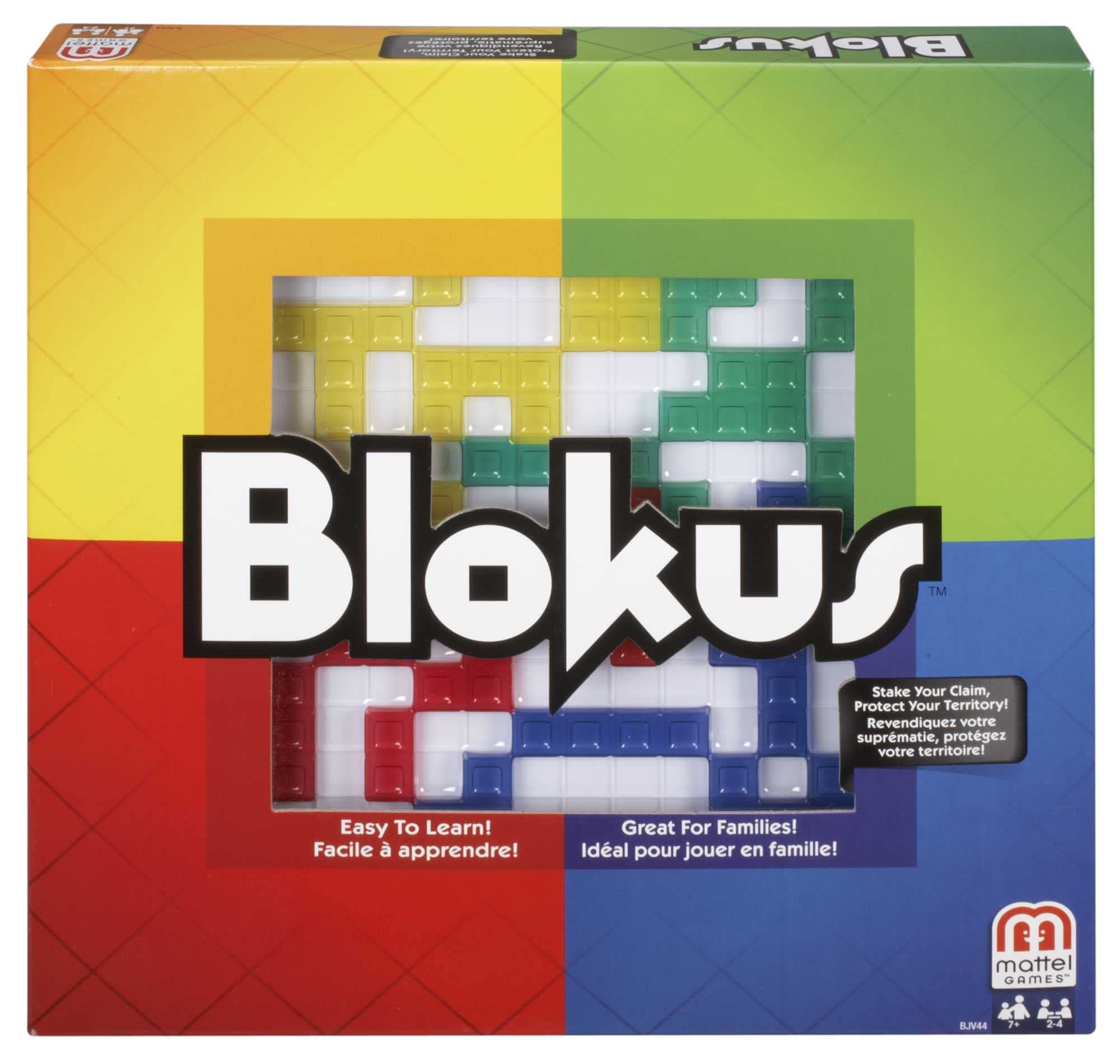 Mattel Games Blokus, Jeu de Société Familiale, Jeu de Stratégie pour Toute La Famille, Jeu De Plateau, Moins d'une Minute pour Apprendre Les Règles, BJV44