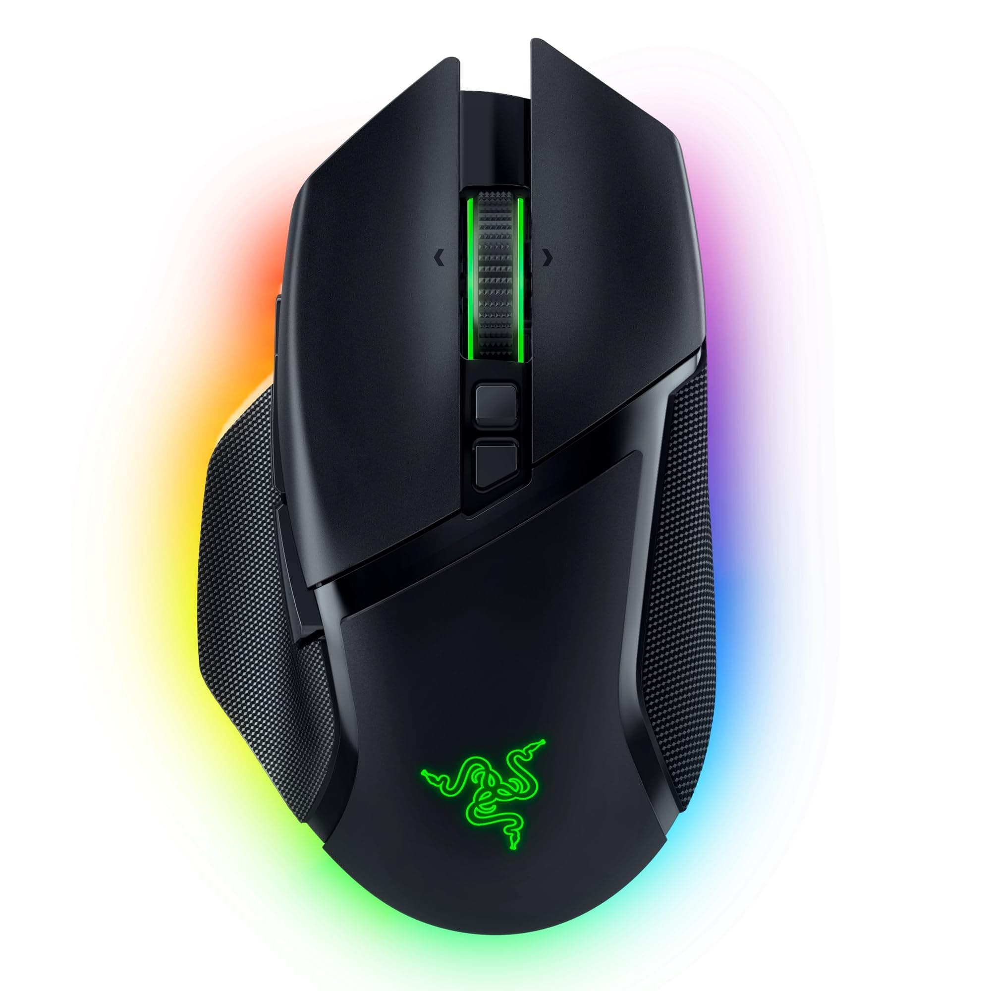 Razer Basilisk V3 Pro - Ratón Inalámbrico Personalizable para Juegos con Rueda Inclinable Hyperscroll (Sensor Óptico Focus Pro 30K, Iluminación Cromática de 13 Zonas, Botones Programables 11) Negro