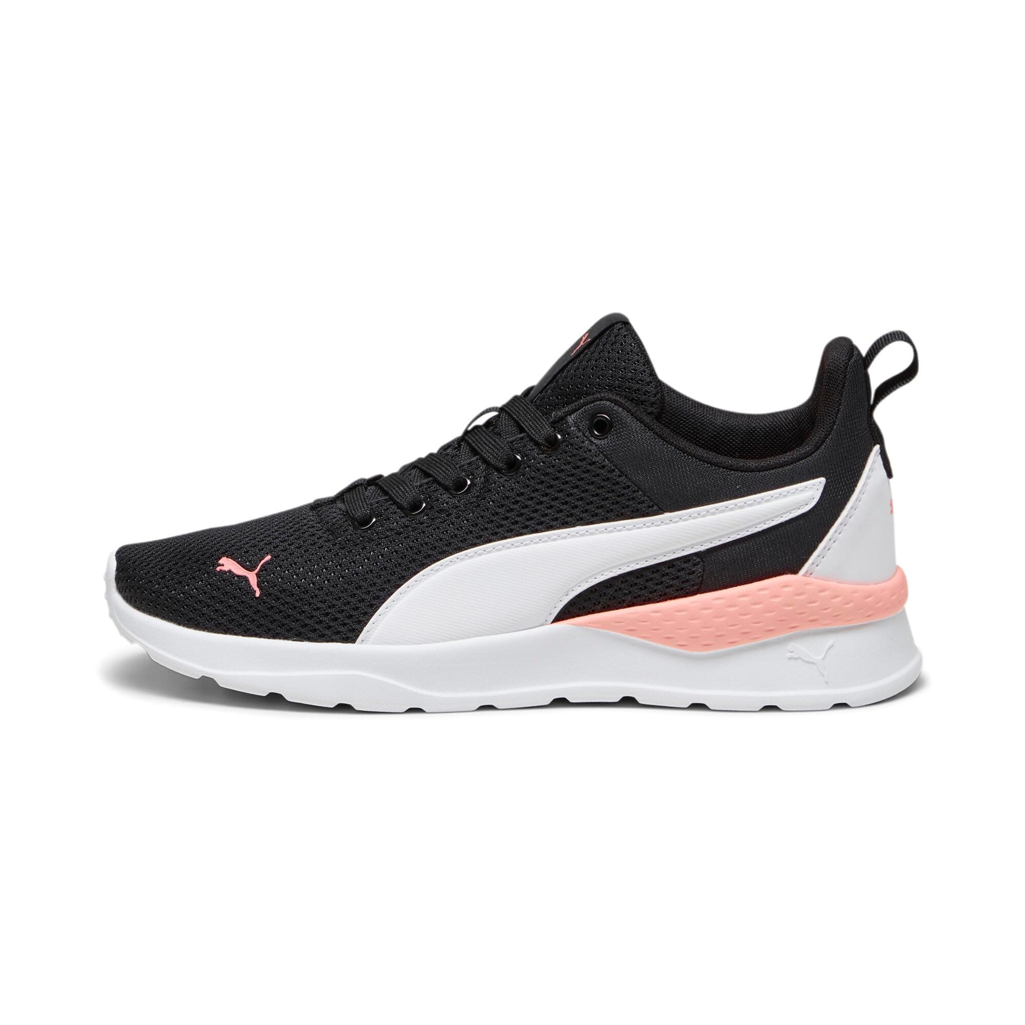 PUMA Unisex Anzarun Lite Turnschuhe, Puma Black Puma White Peach Smoothie, 40 EU