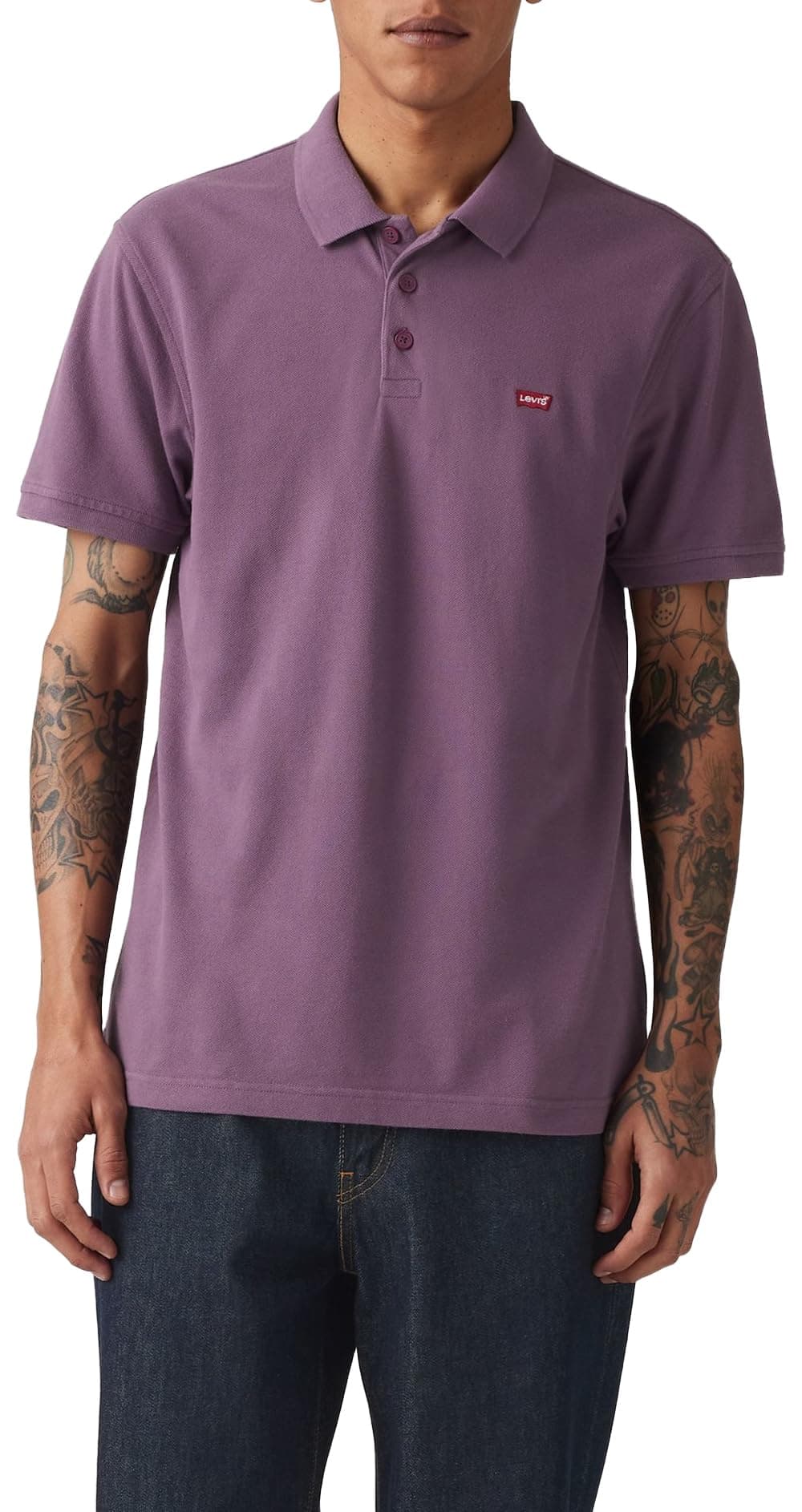Levi's HM Polo Homme, Vintage Violet Outle, XS