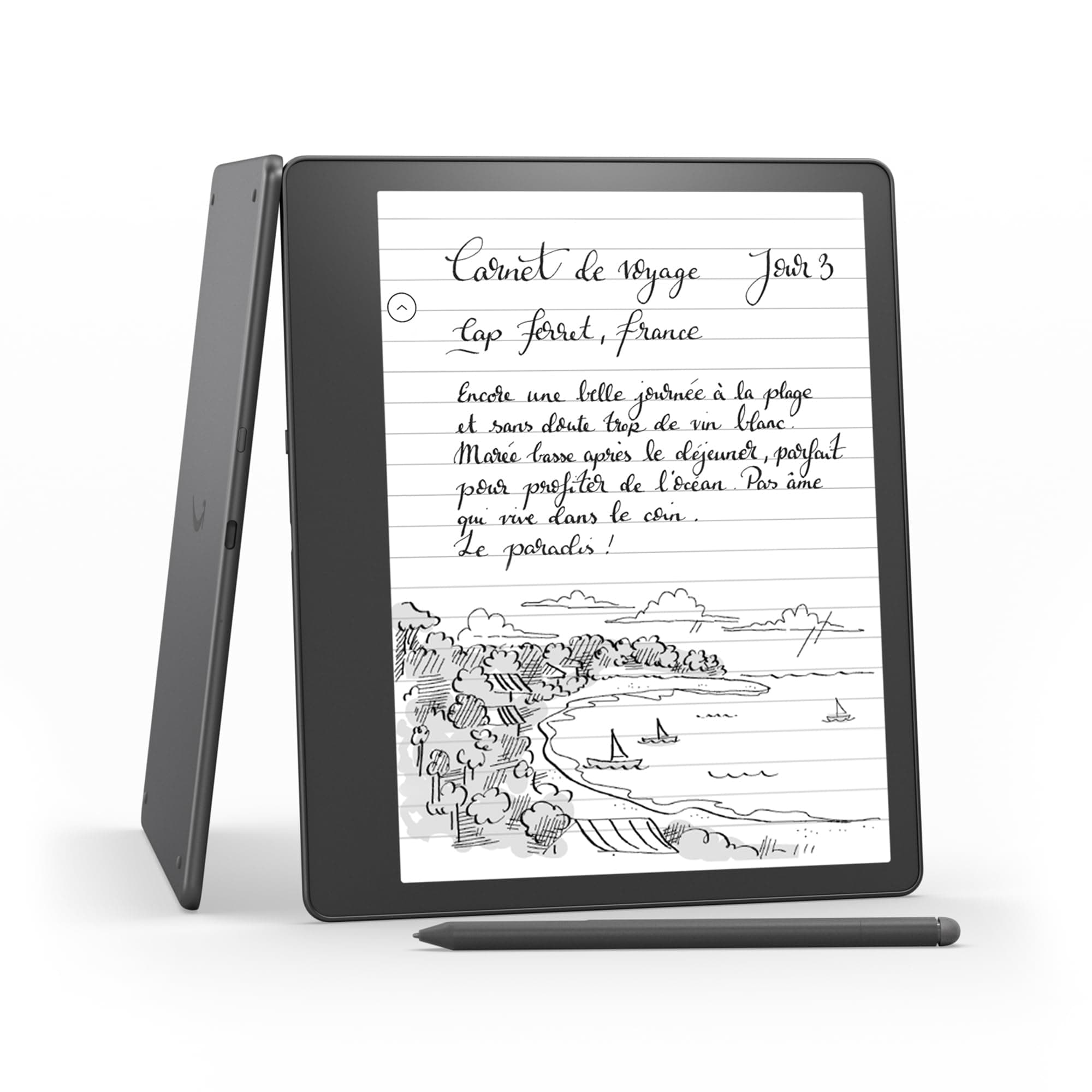 Kindle Scribe (2022) - 16 Go | Le premier Kindle et carnet de notes numérique tout-en-un, avec écran Paperwhite 10,2" de 300 ppp | Stylet premium inclus