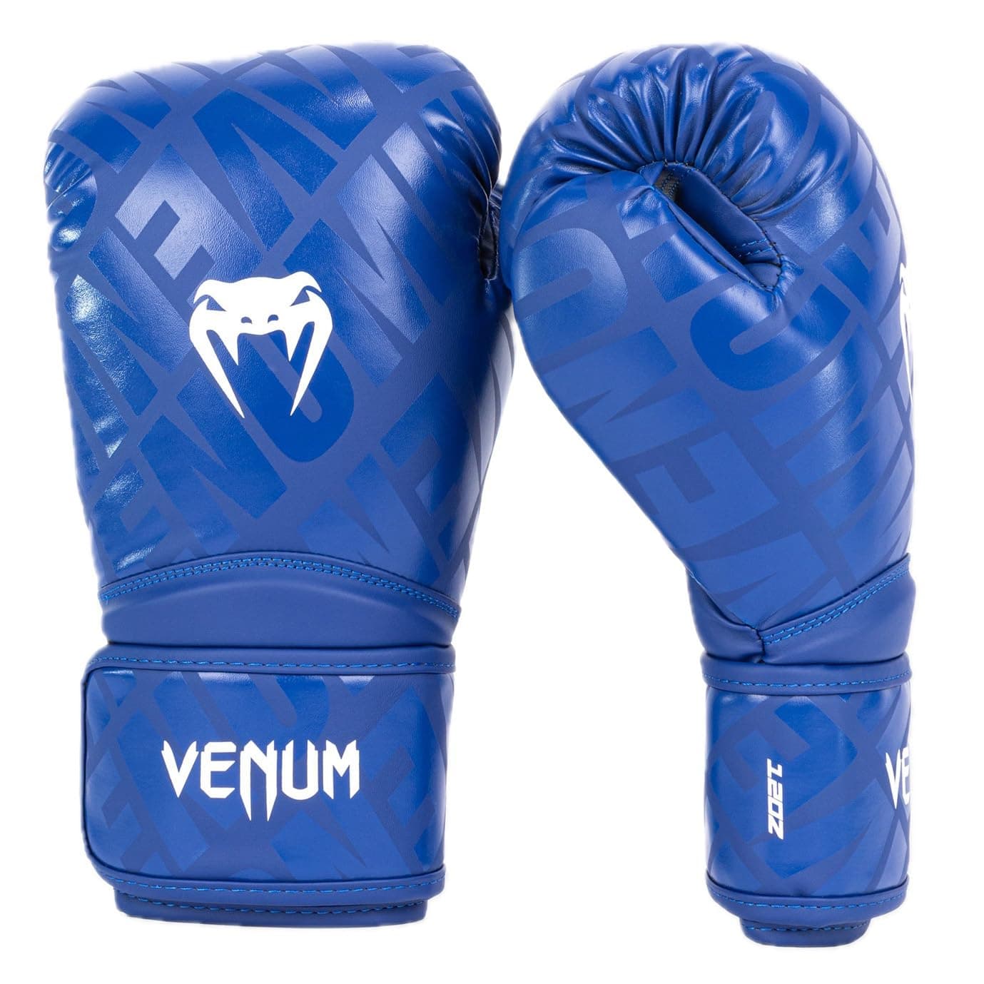 Venum Guantes de Boxeo Contender 1.5, Unisex Adulto, Blanco/Azul, 16 Oz