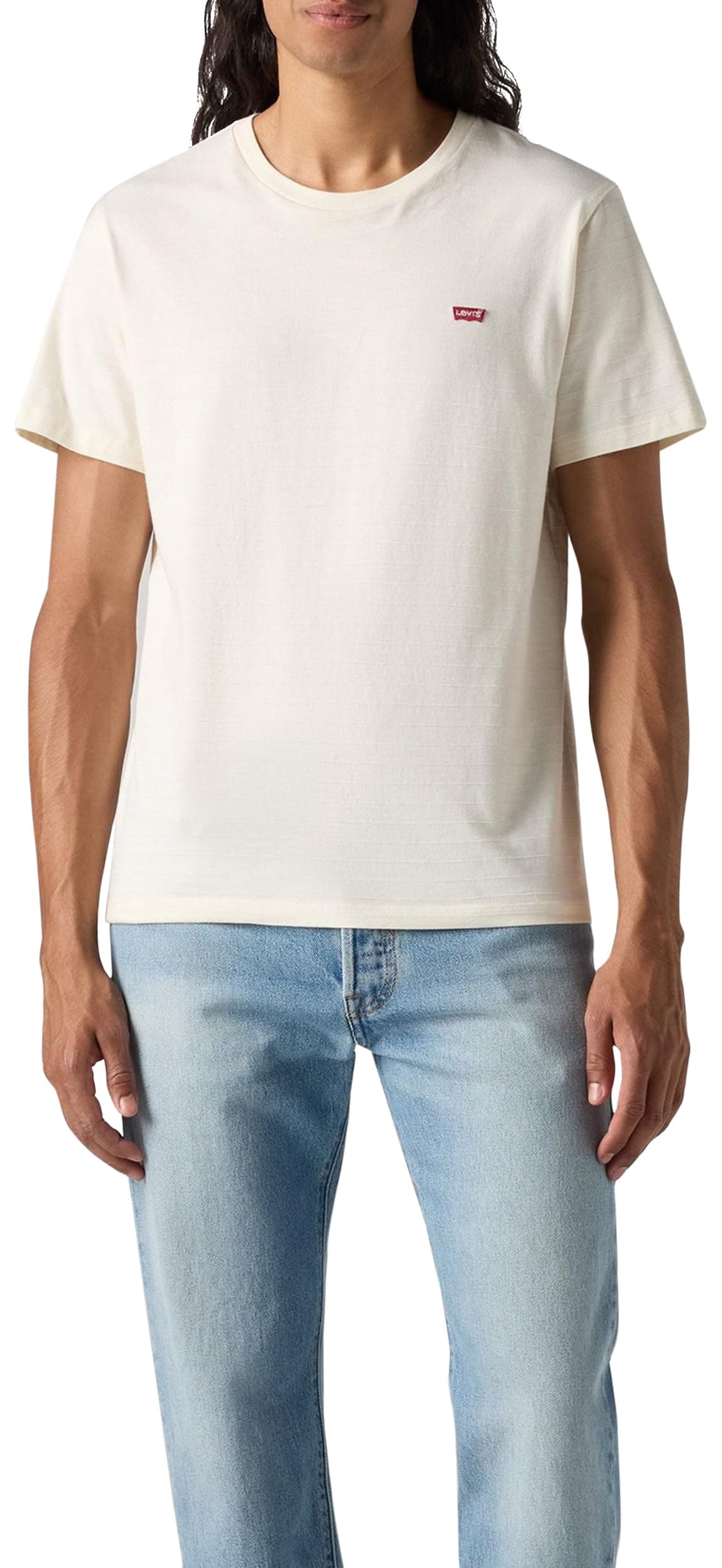 Levi's Ss Original Hm Tee Egret Dobby