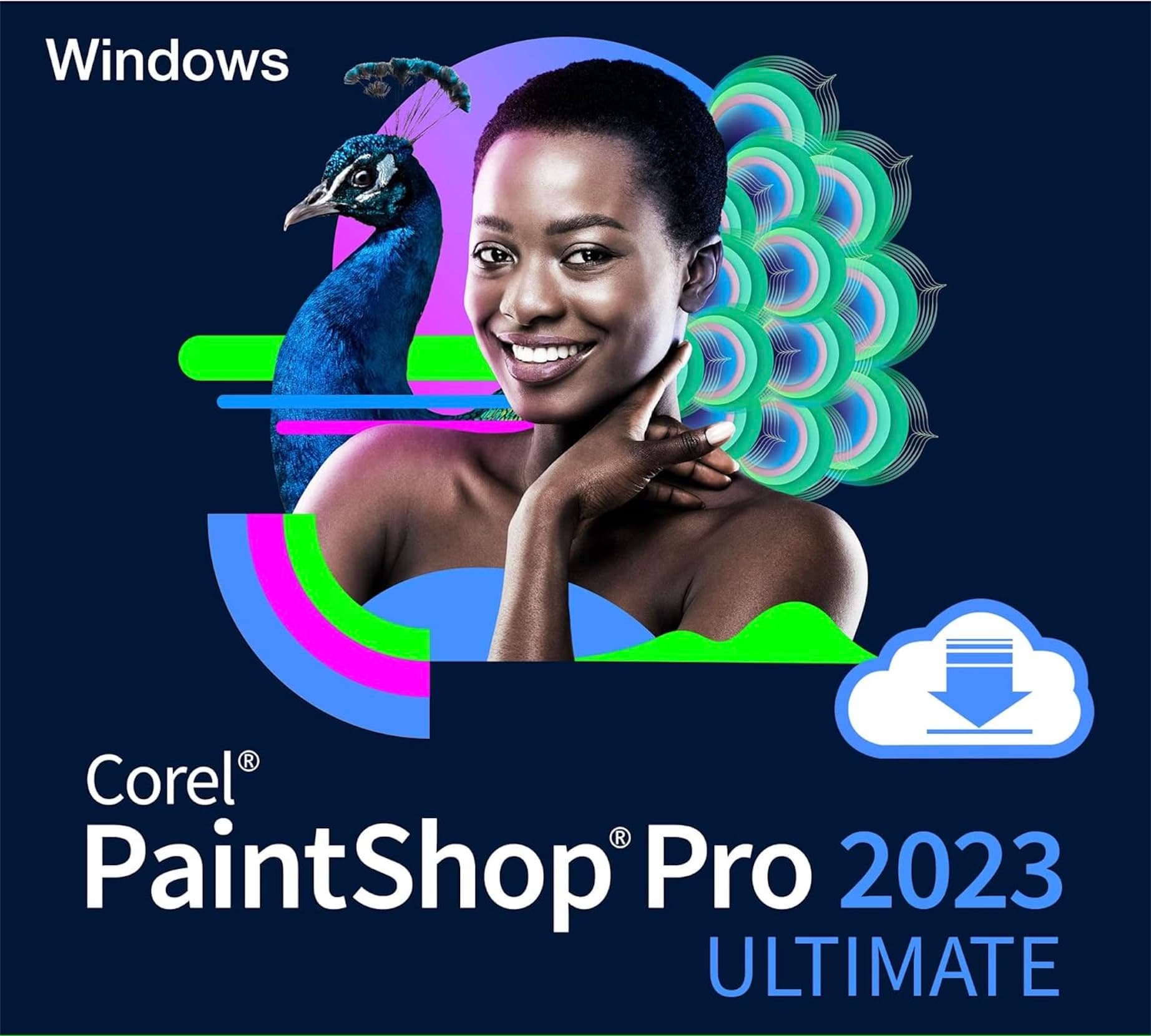 Corel PaintShop Pro 2023 Ultimate, Software di fotoritocco, Download digitale