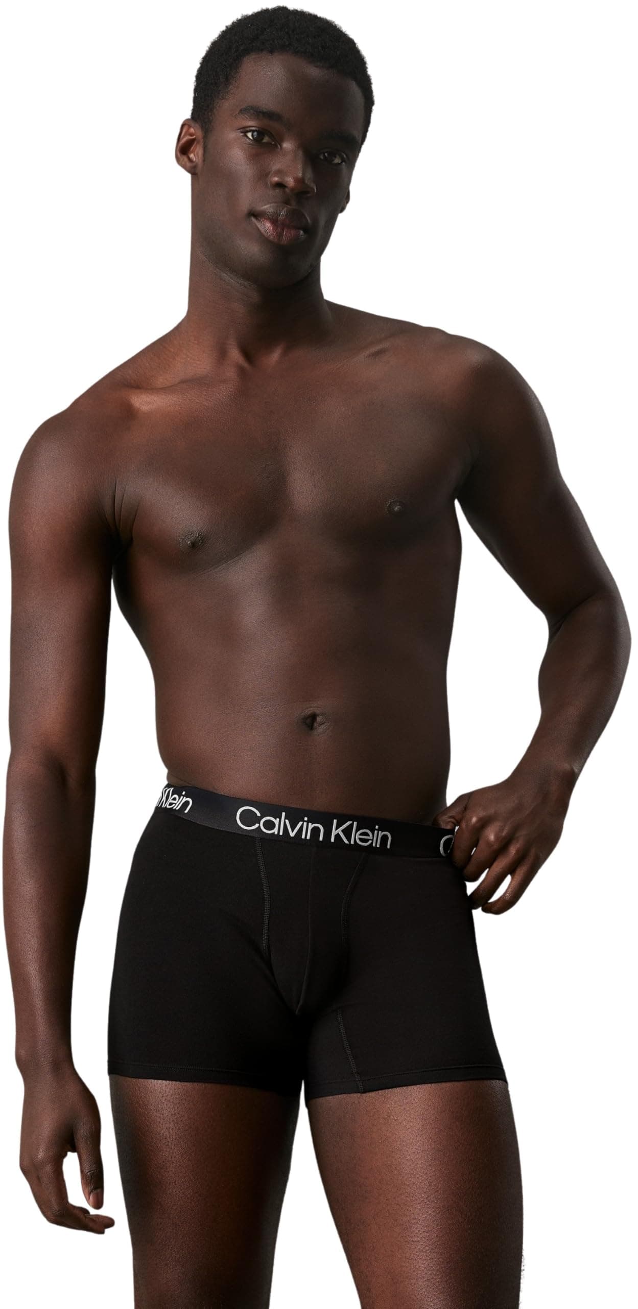 Calvin Klein Herren Boxer Briefs aus Baumwolle mit Stretch, Schwarz (Black), XXL
