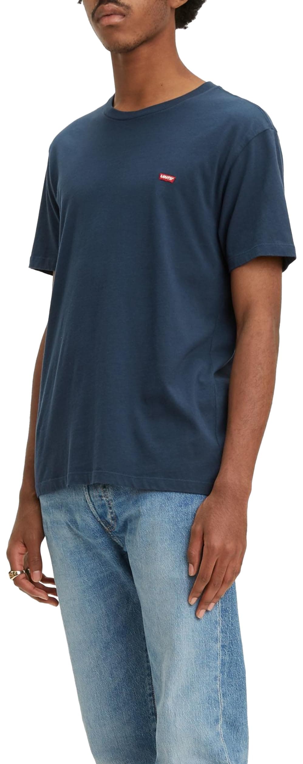 Levi's Ss Original Housemark Tee T-Shirt Homme, Cotton + Patch Dress Blues, S