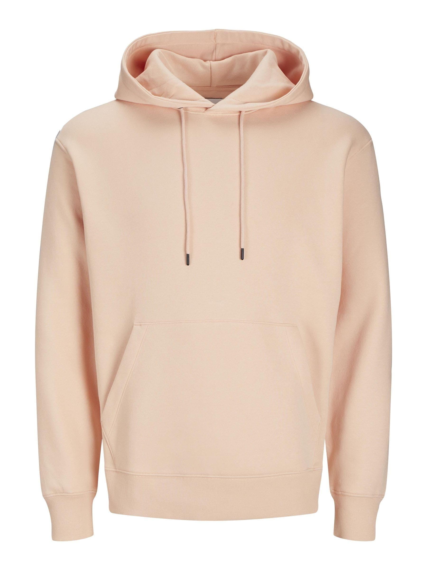 JACK & JONES Jjestar Basic Sweat Hood Noos Sudadera con Capucha, Peach Parfait, S para Hombre