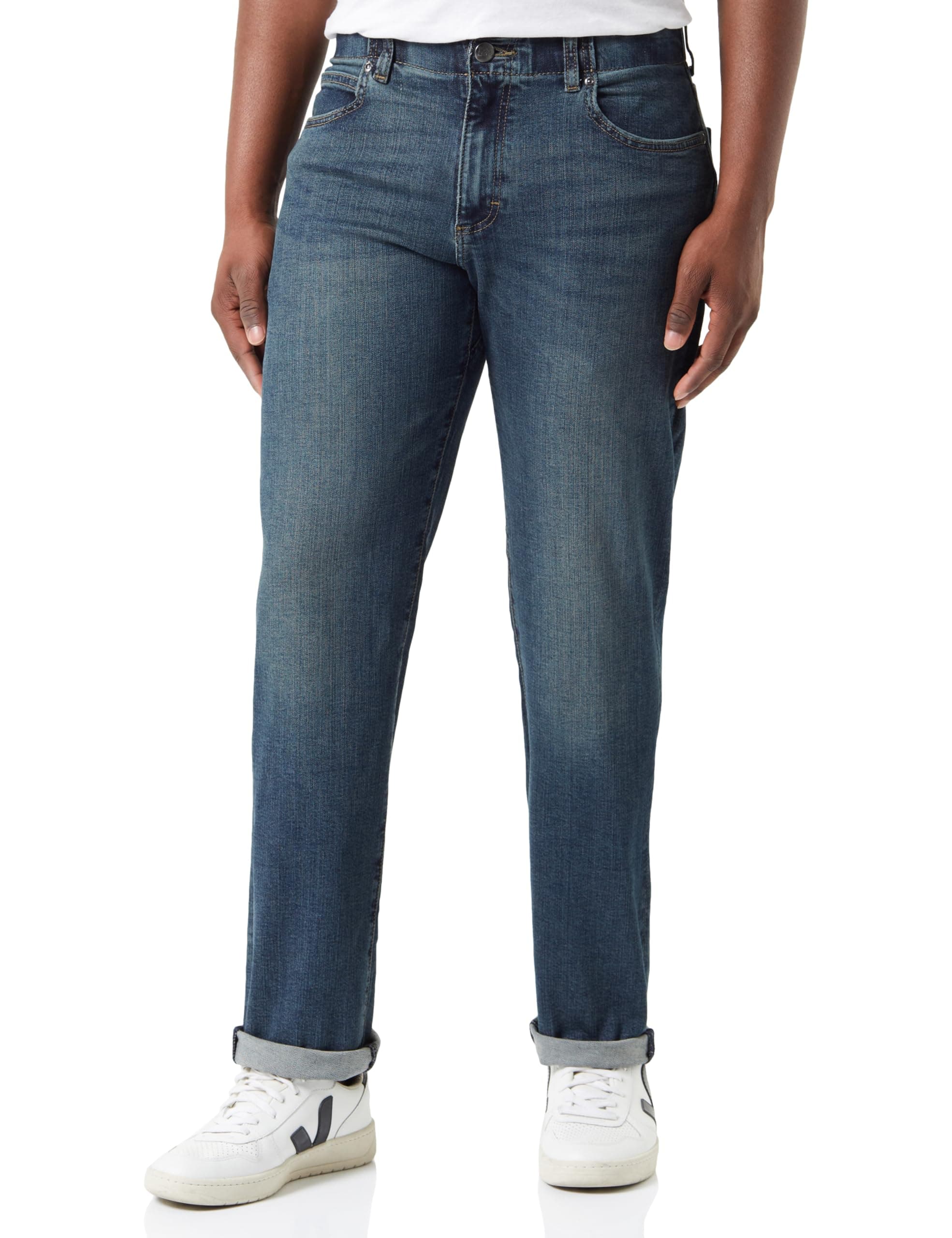 Lee Straight Fit Mvp, Jeans Uomo, Blu (Maverick), 38W / 34L