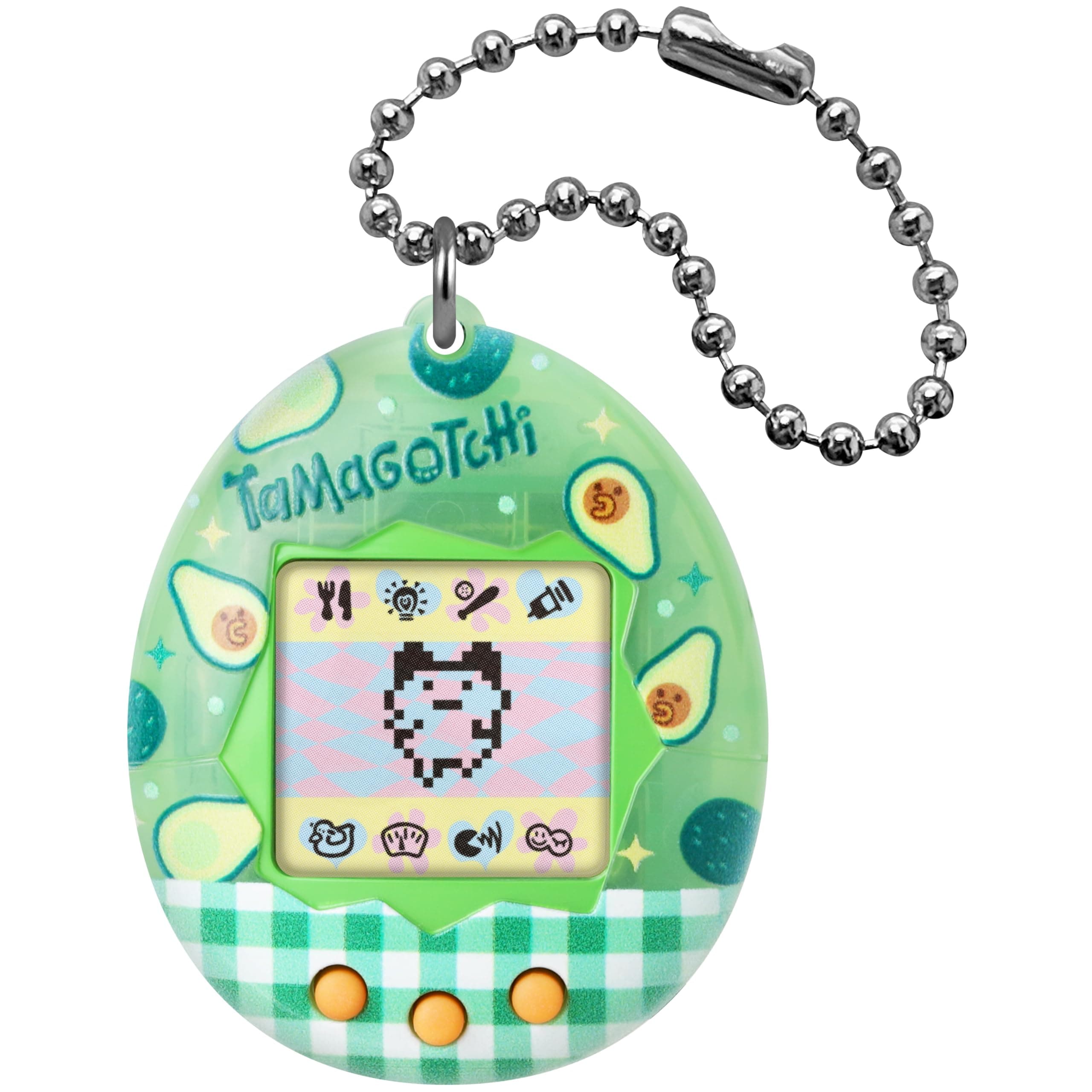 Bandai - Tamagotchi - Tamagotchi Original - Avocado Mix - Animal électronique virtuel avec écran Couleur - Jouet Animal interactif en Français - Motif Avocat - Jouet Enfant 8 Ans et + - 46162